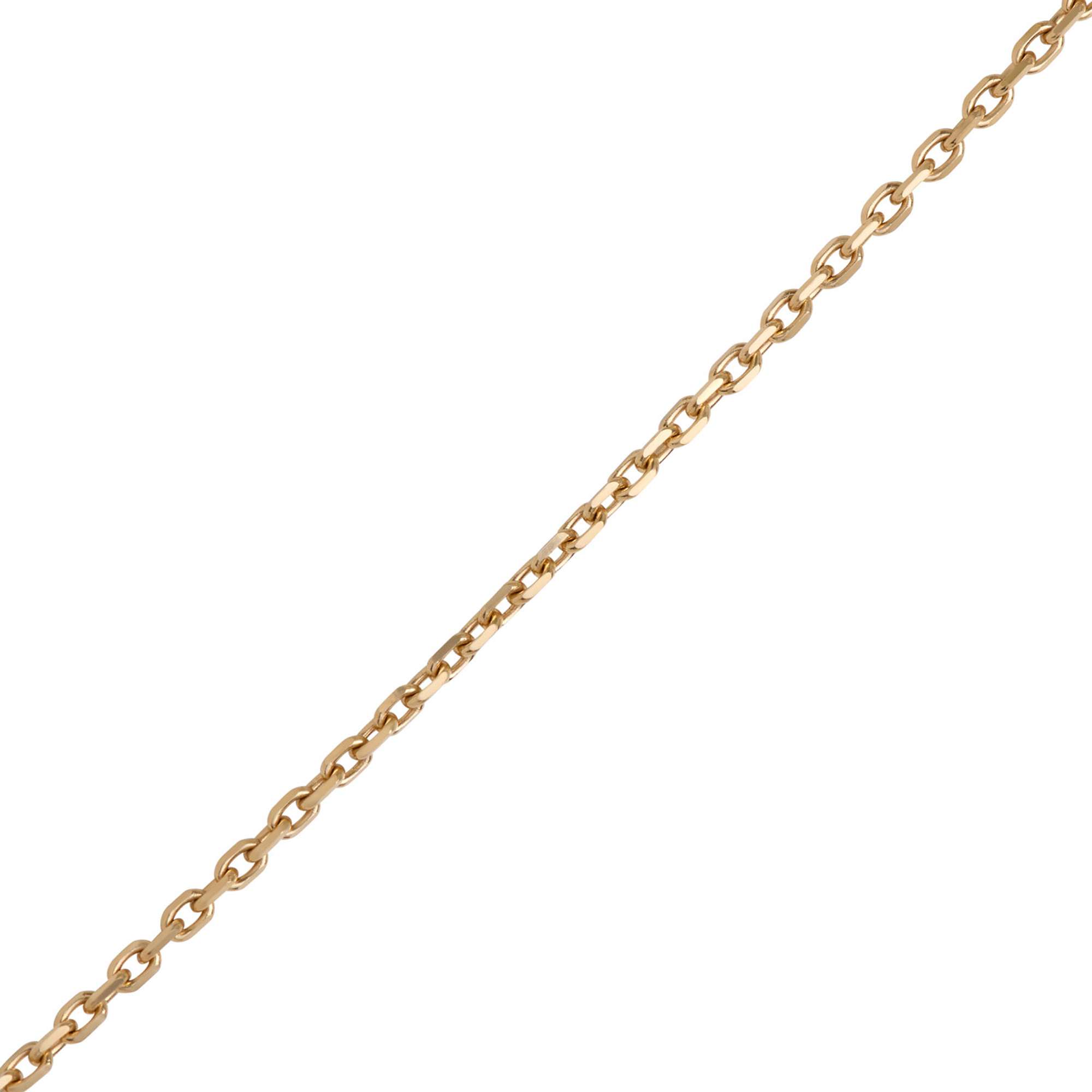 Flower Shaped Bezel Set Diamond Necklace, 14K Yellow Gold