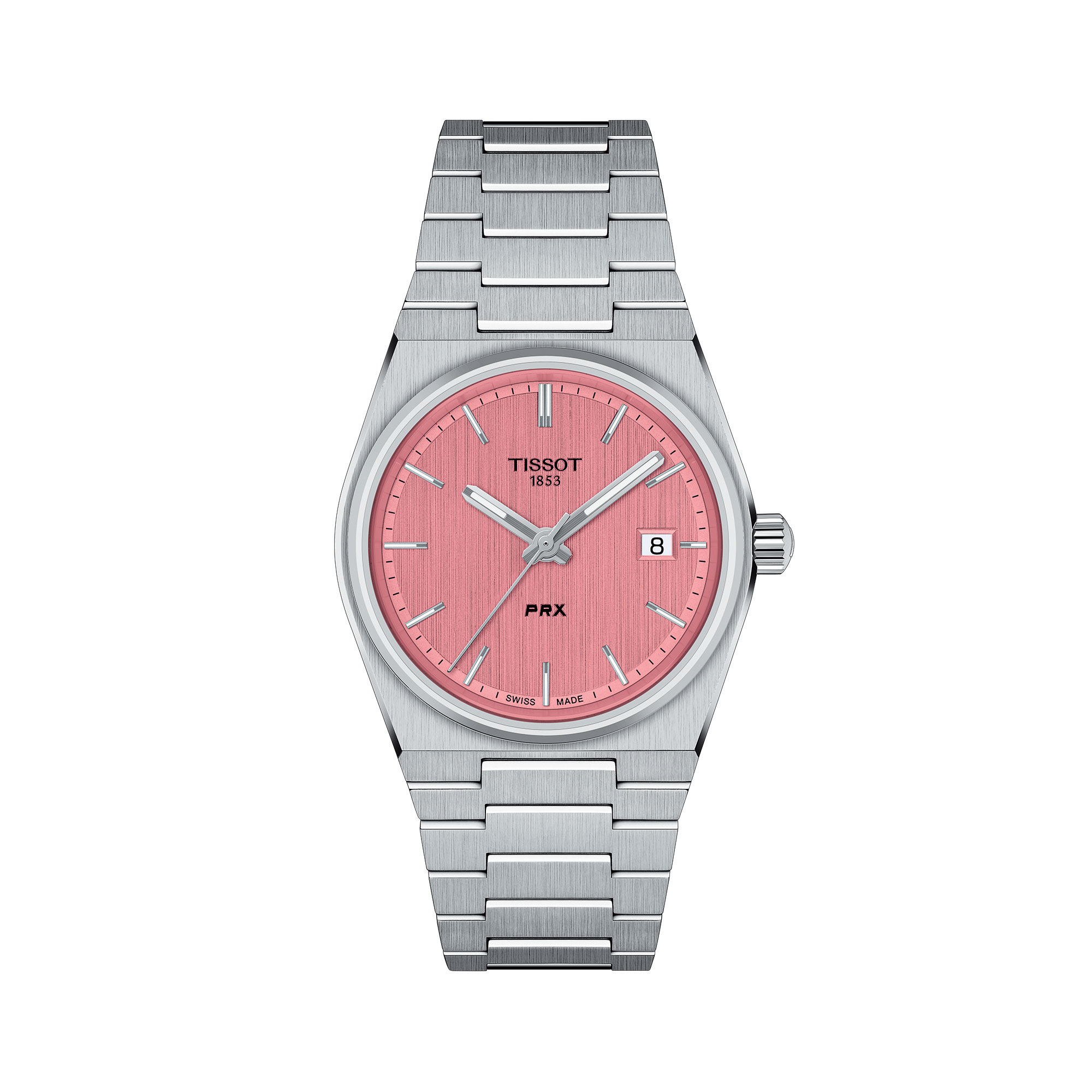 TISSOT　PRX ピンク文字盤　クォーツ　ティソ TISSOT PRX Pink Dial Watch 35mm