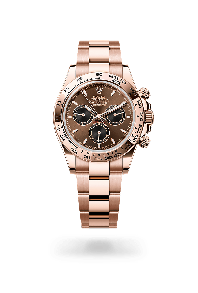 rolex cosmograph daytona in 18 ct everose gold, m126505-0005 - ben bridge