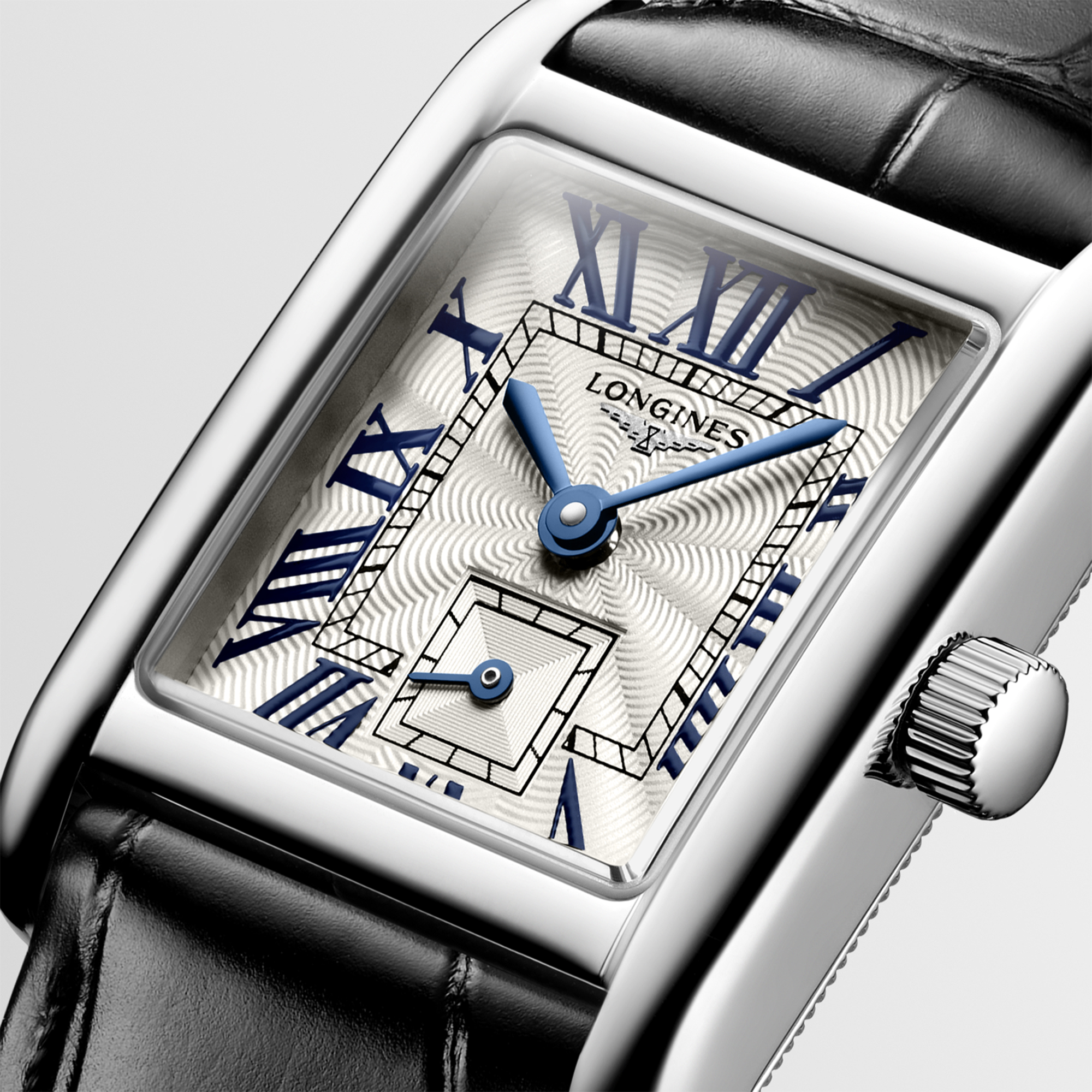 Longines Mini Dolcevita Silver Dial Watch, 21.5 x 29mm