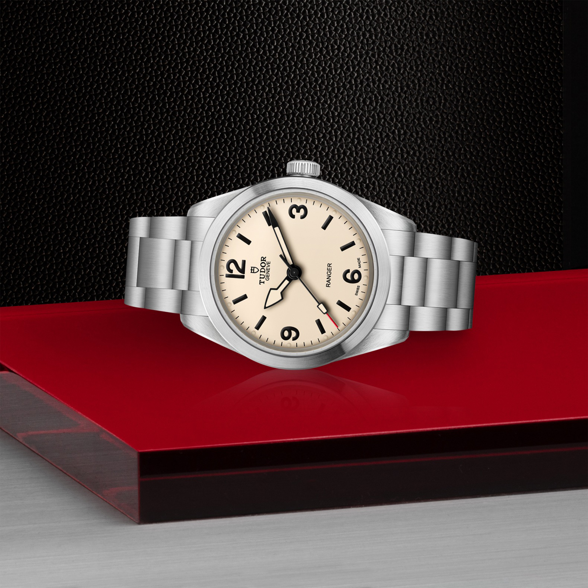 TUDOR Ranger Beige Dial Watch, 39mm