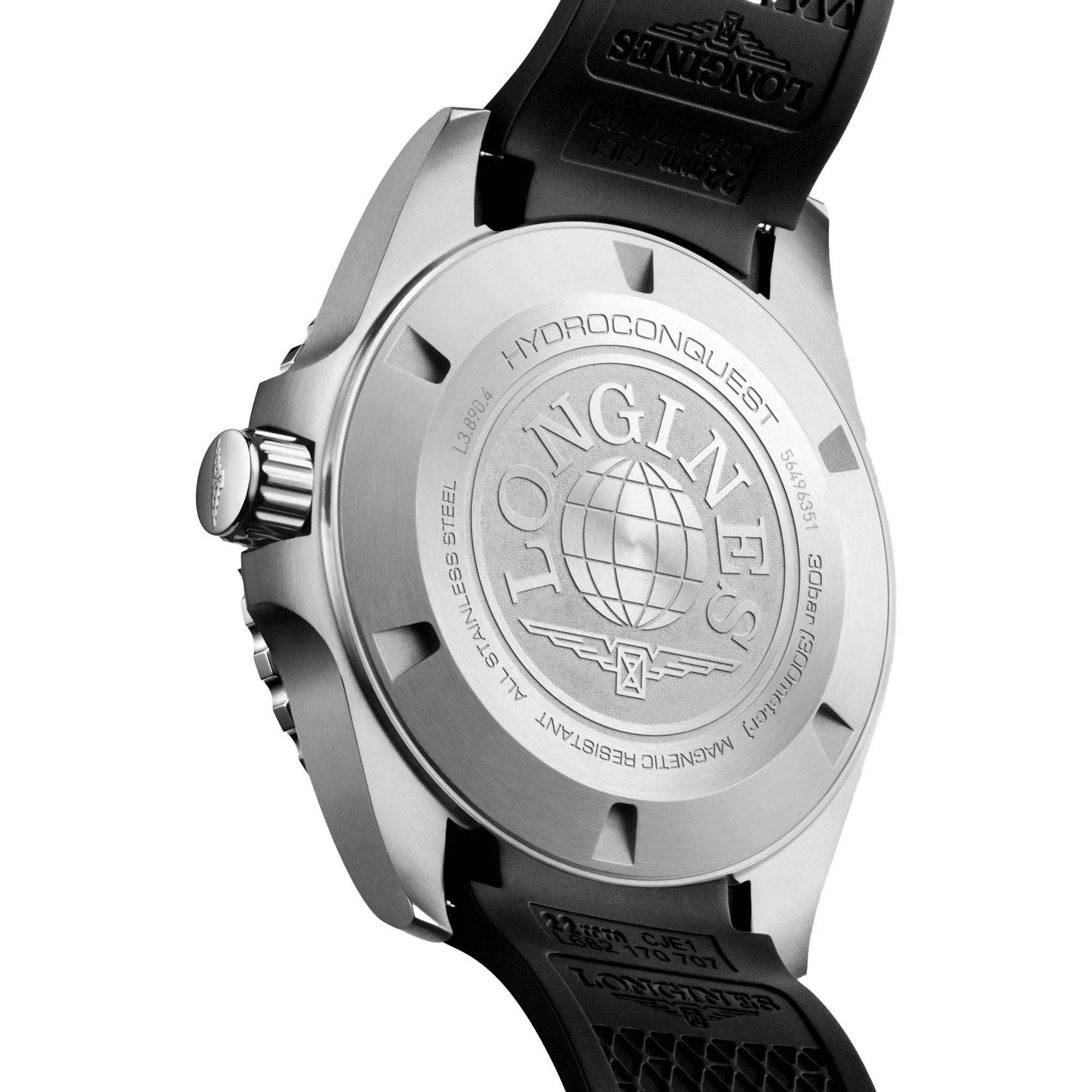 Longines Hydroconquest GMT Black Dial Watch, 43mm