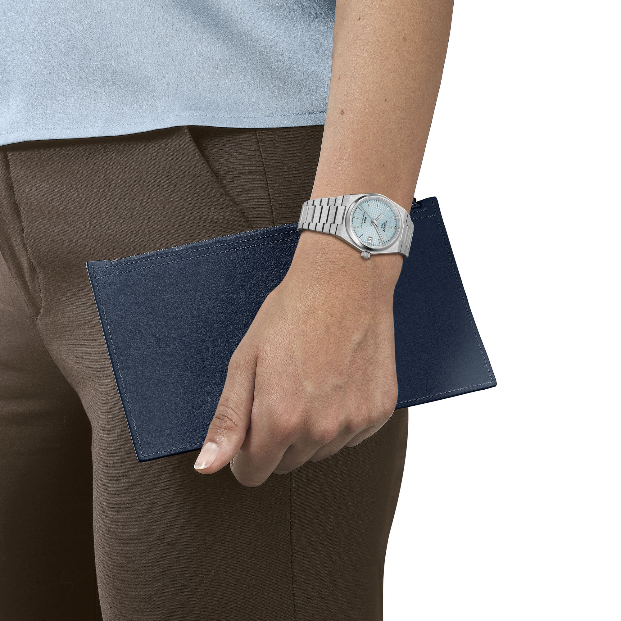 TISSOT PRX Blue Dial Watch, 35mm