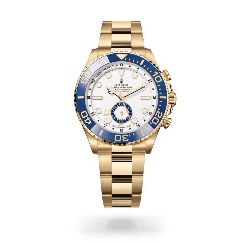 rolex yacht-master ii in 18 ct yellow gold, m126688-0001 - ben bridge