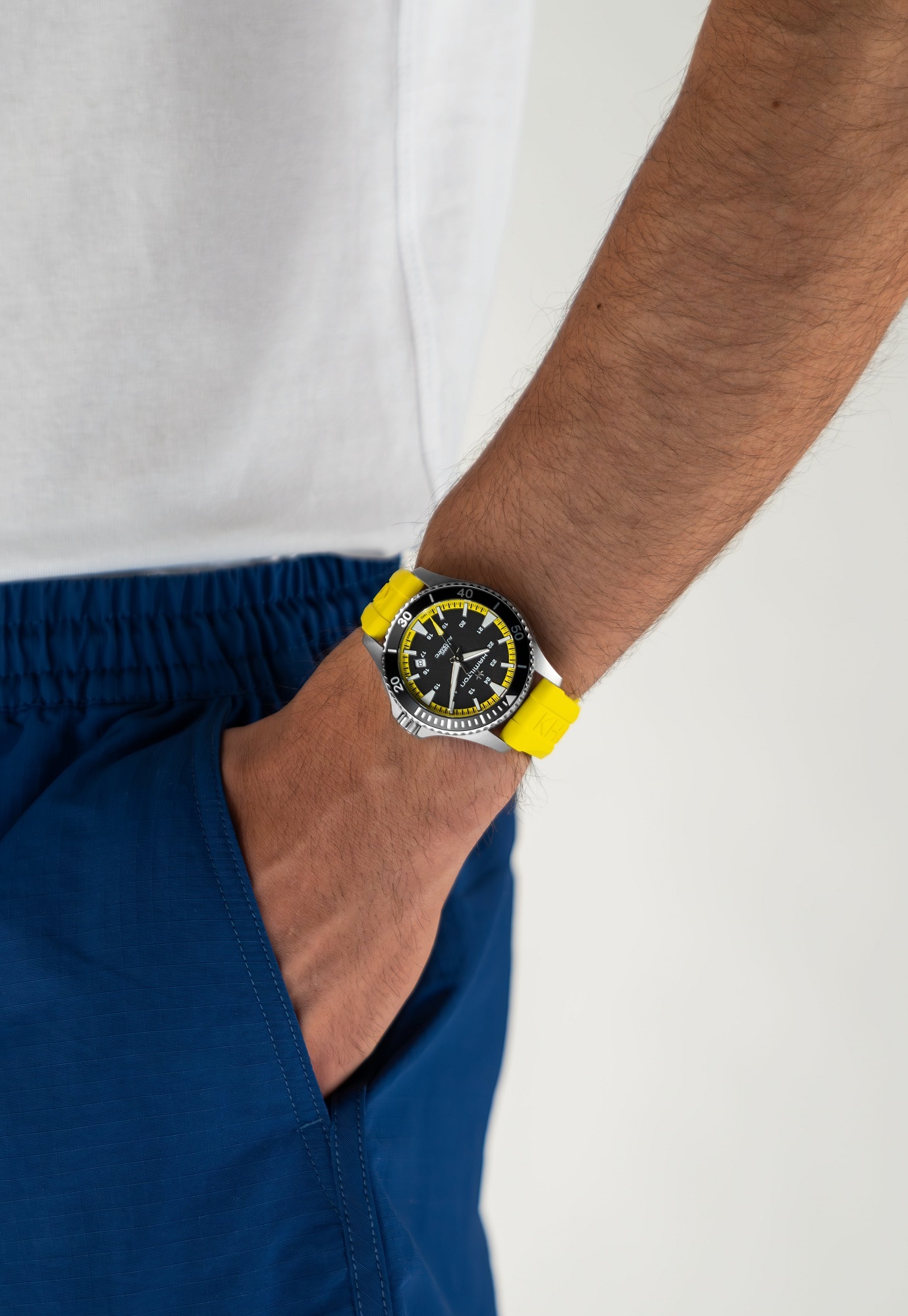Hamilton Khaki Navy Scuba Auto Watch Black Dial, 40mm