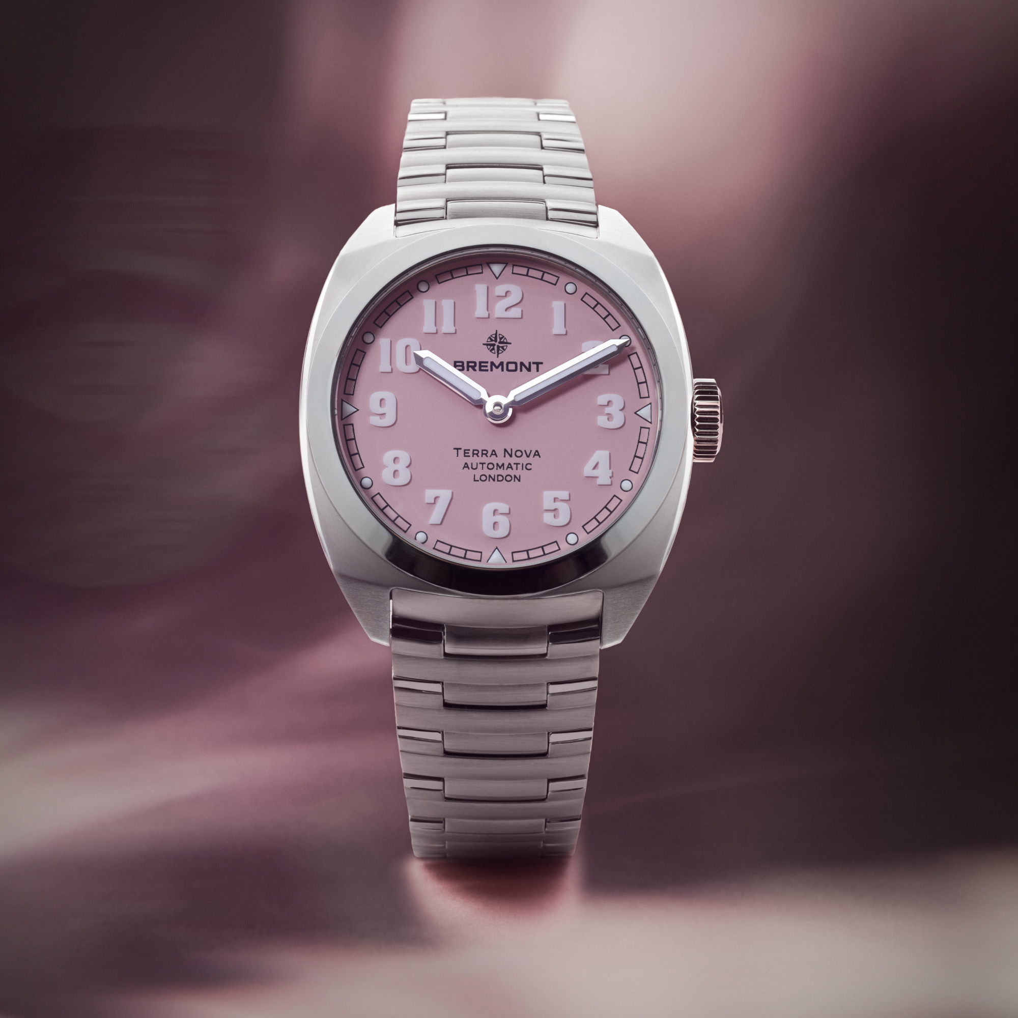 Bremont Terra Nova Pink Dial Watch, 38mm