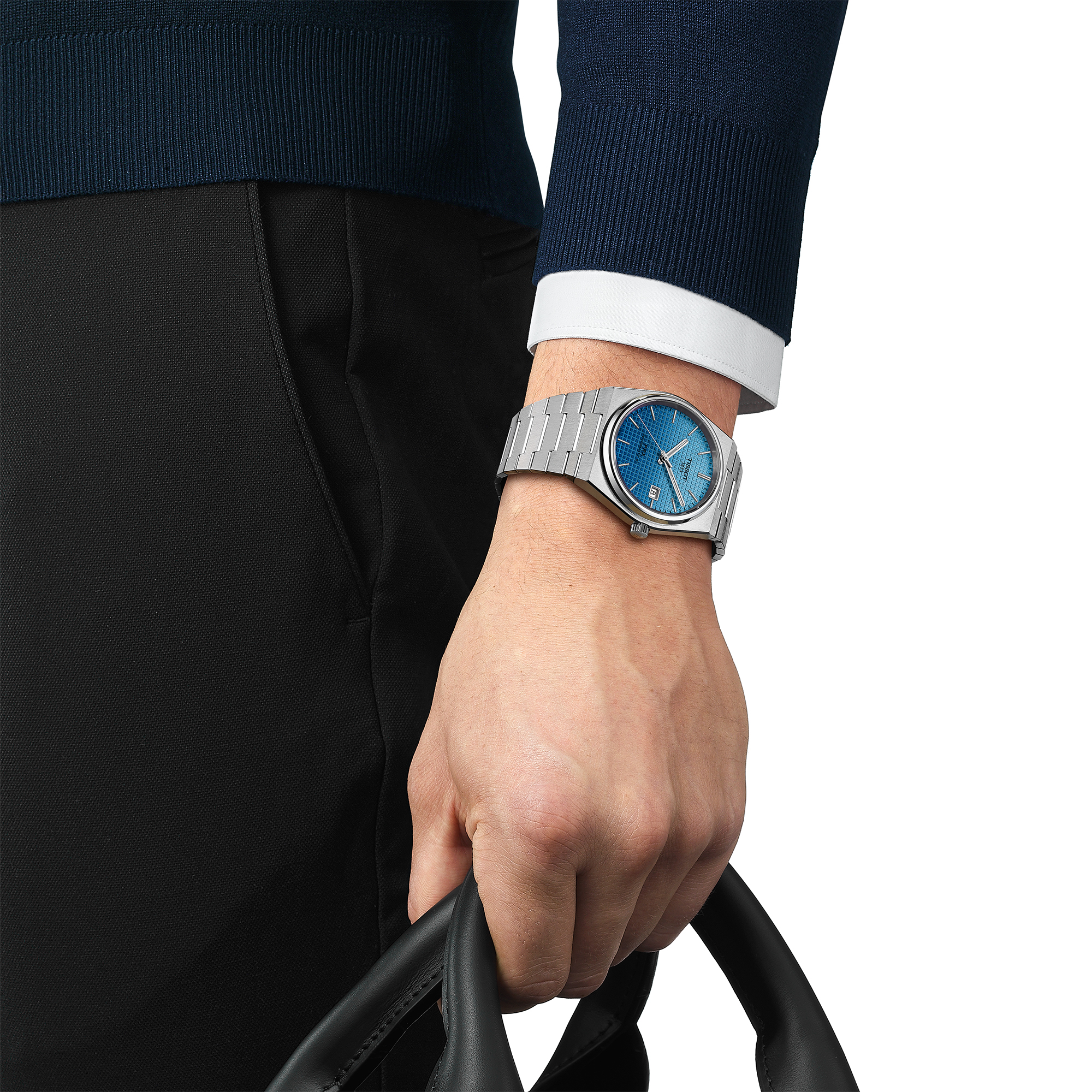 TISSOT PRX Blue Dial Watch, 40mm