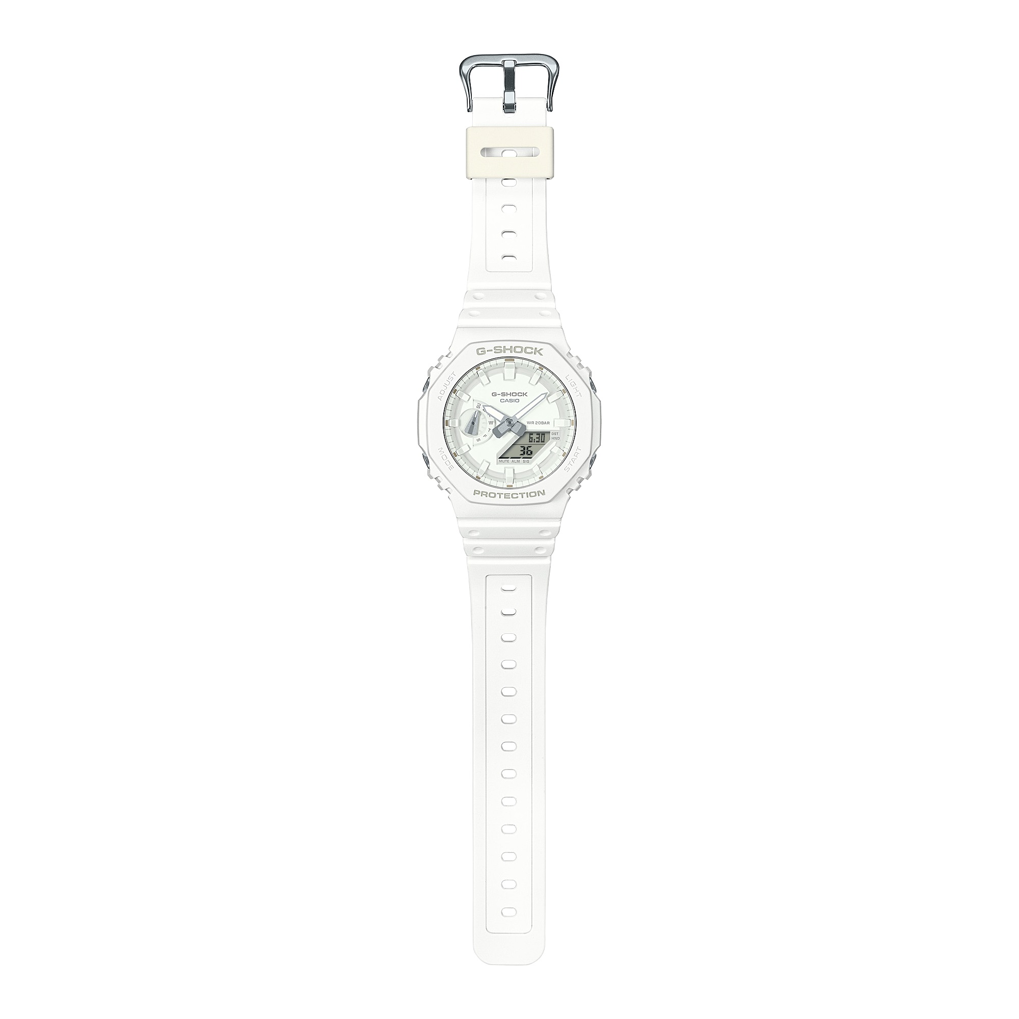 G-Shock Analog-Digital White Dial, 45mm