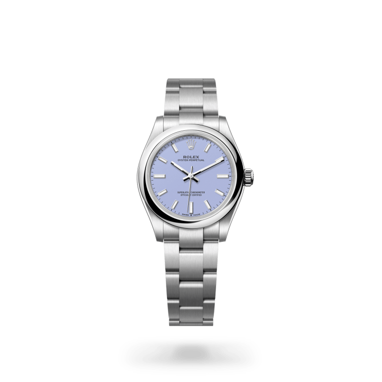 rolex oyster perpetual in oystersteel, m277200-0014 - ben bridge