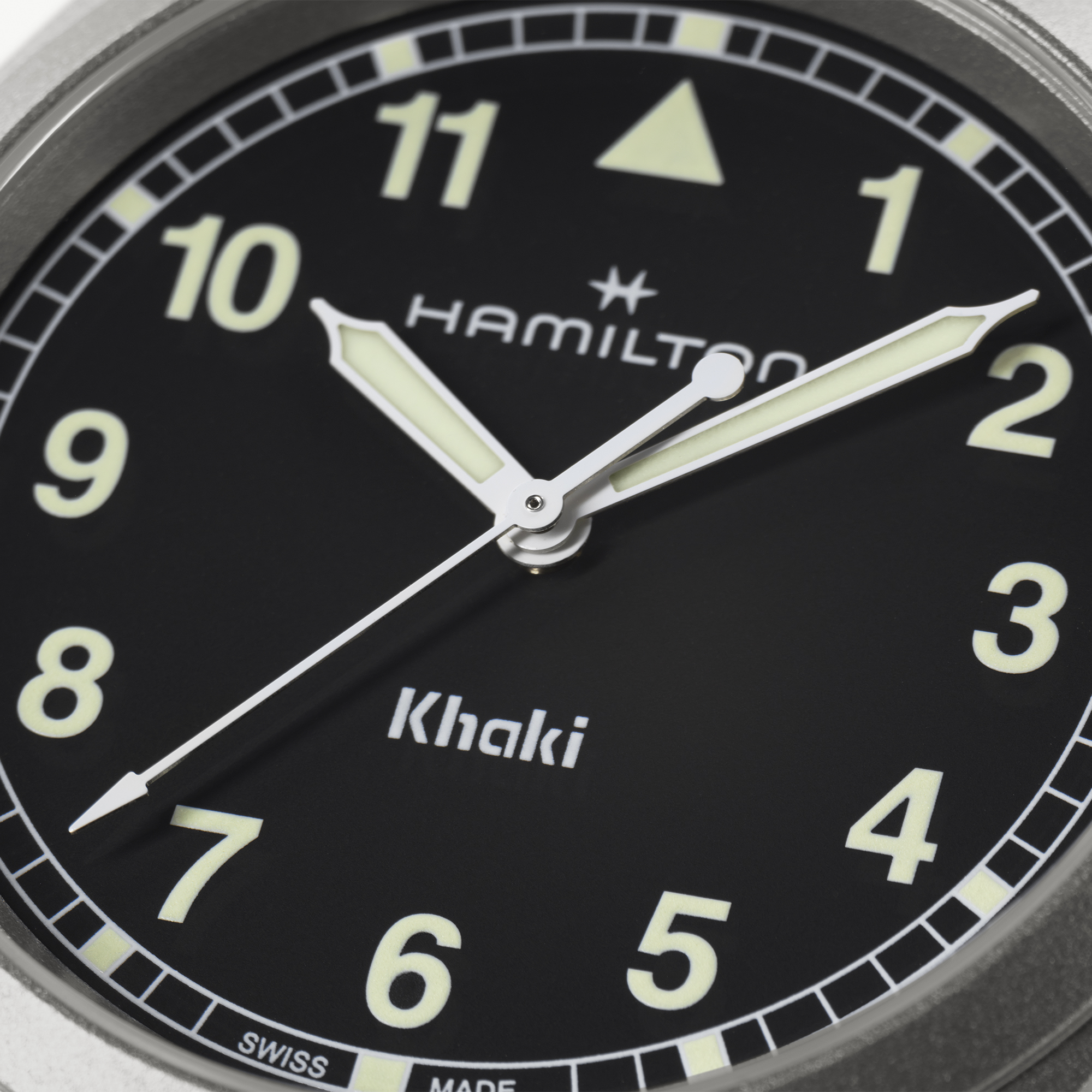Hamilton Khaki Field Quartz Watch Black Dial, 38mm