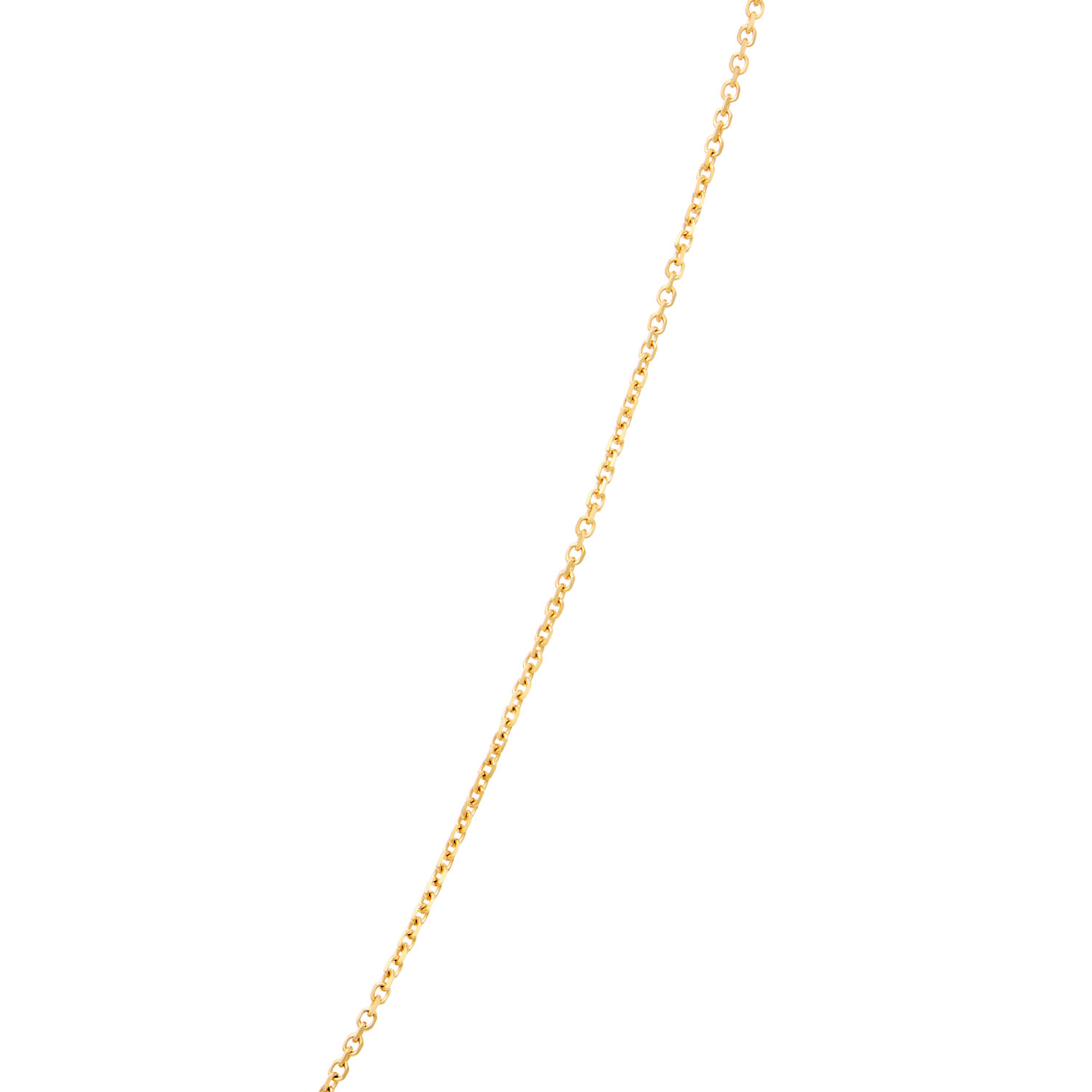 Emerald Cut Aquamarine Necklace, 14K Yellow Gold
