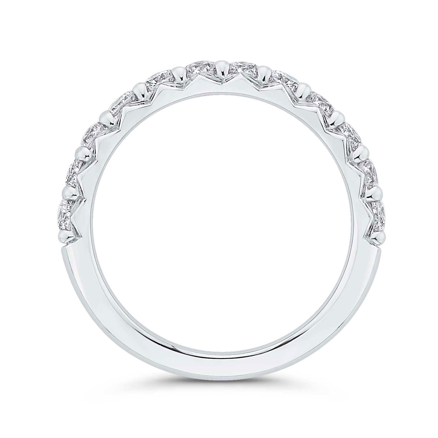 Bella Ponte Diamond Band in Platinum