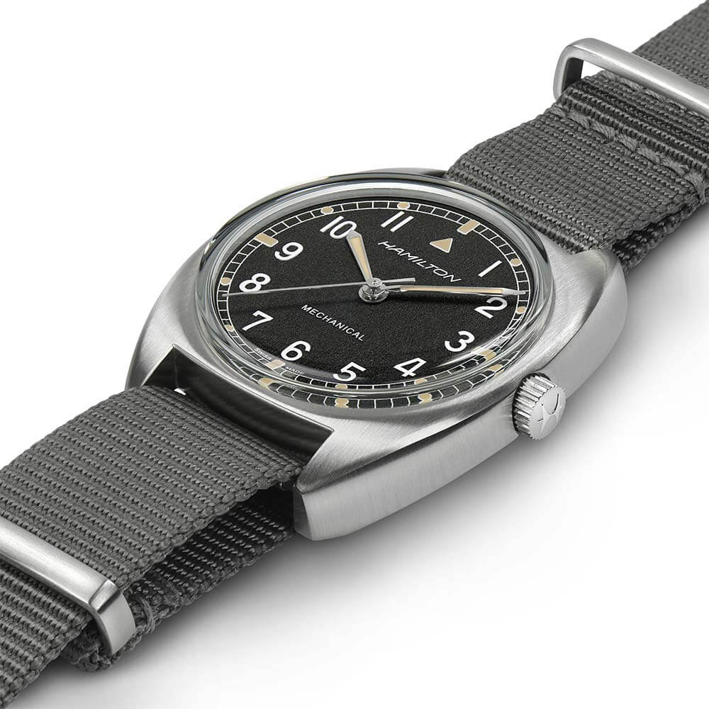 Hamilton Khaki Pilot Pioneer Mechanical Watch Black Dial, 36mm