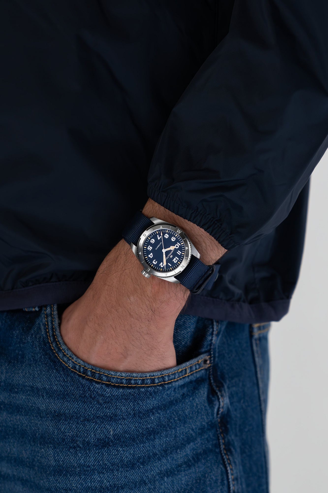 Hamilton Khaki Field Expedition Auto Watch Blue Dial, 37mm