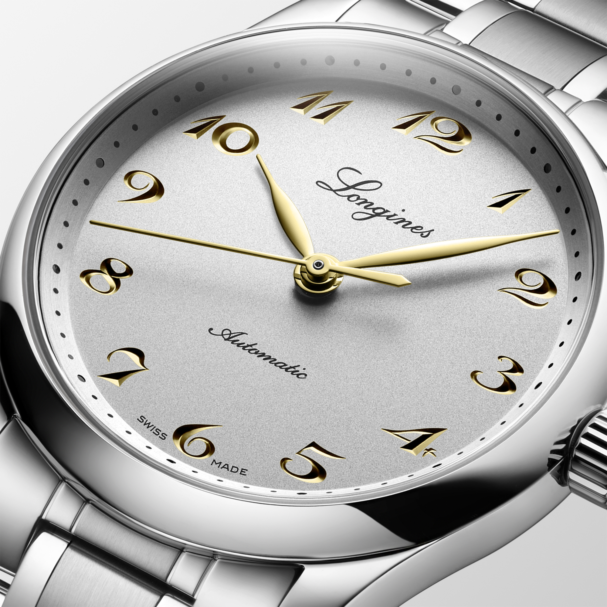 Longines Master Collection Silver Dial Watch, 34mm