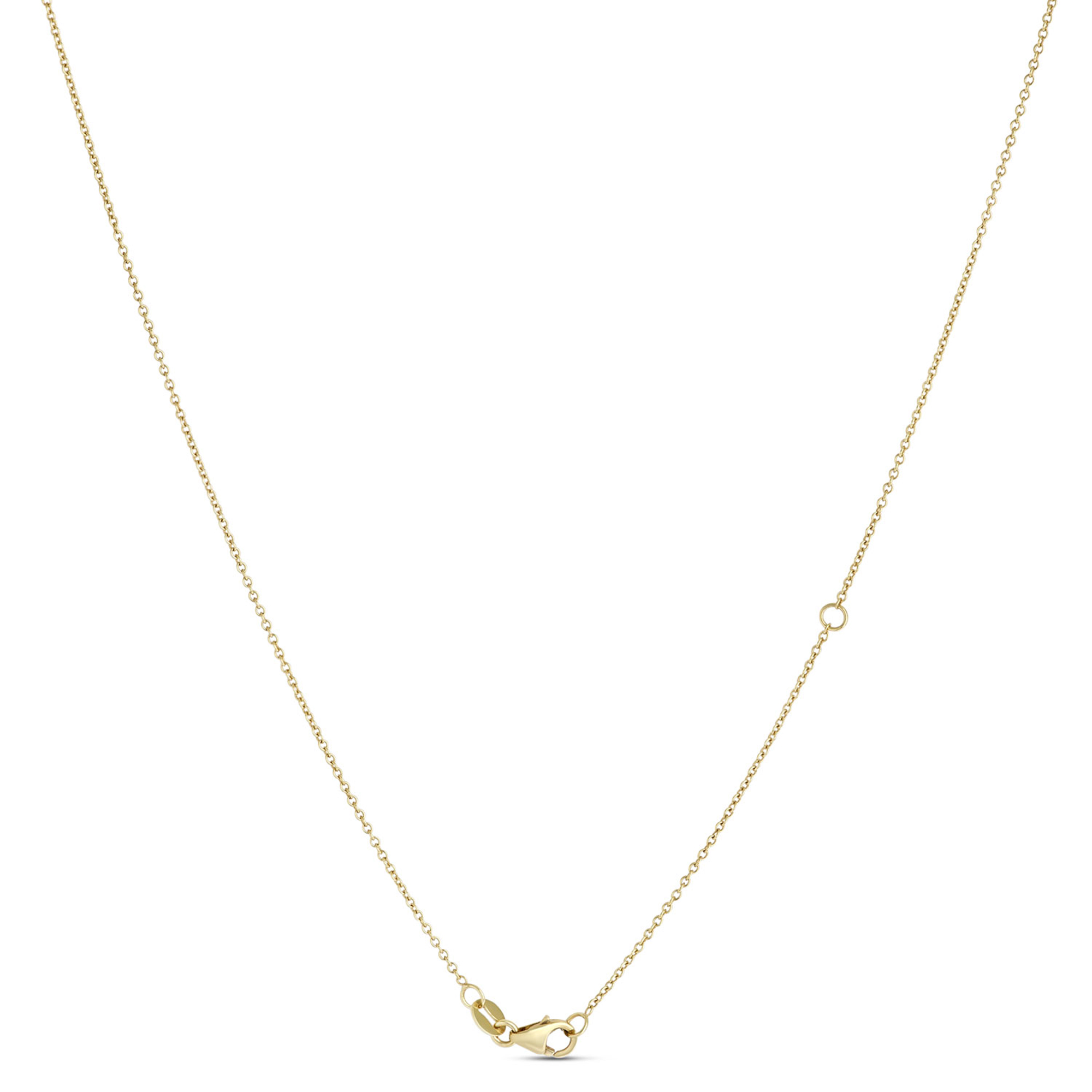 Diamond Cross Pendant, 14K Yellow Gold