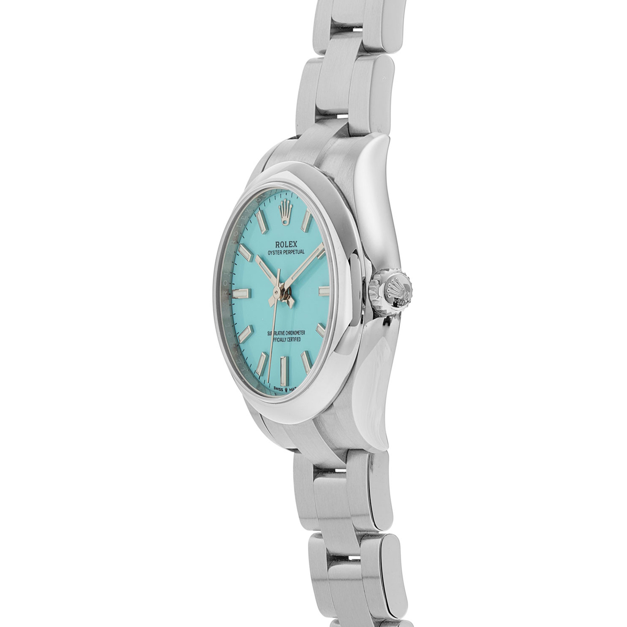 Pre-Owned Rolex Oyster Perpetual, Turquoise Dial, 31mm image number 1
