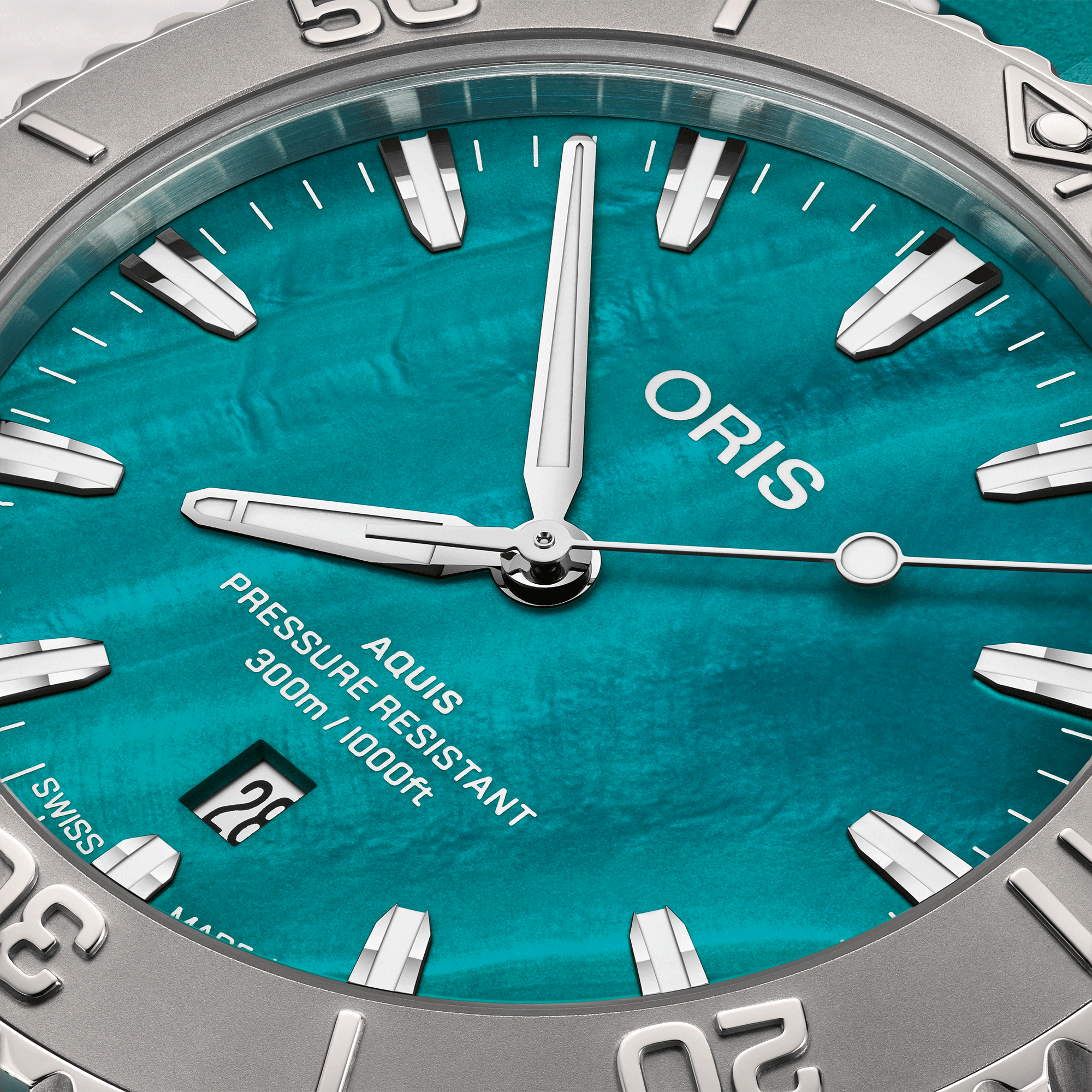 Oris Aquis New York Harbor Limited Edition II Aqua Green Dial Watch, 43.5mm