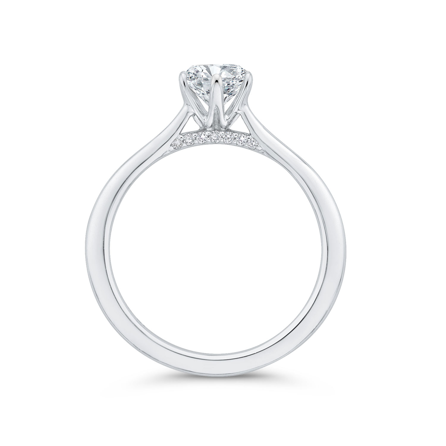 Bella Ponte Engagement Ring Setting in Platinum