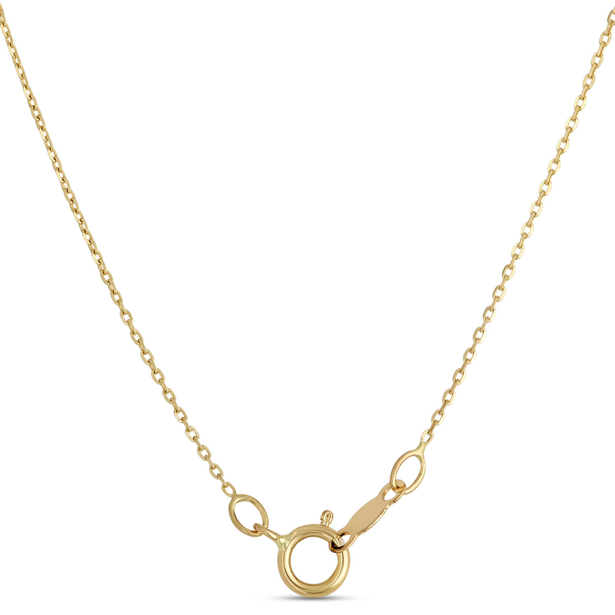 Classic Round Diamond Pendant, &frac12; Carat, 14K Yellow Gold