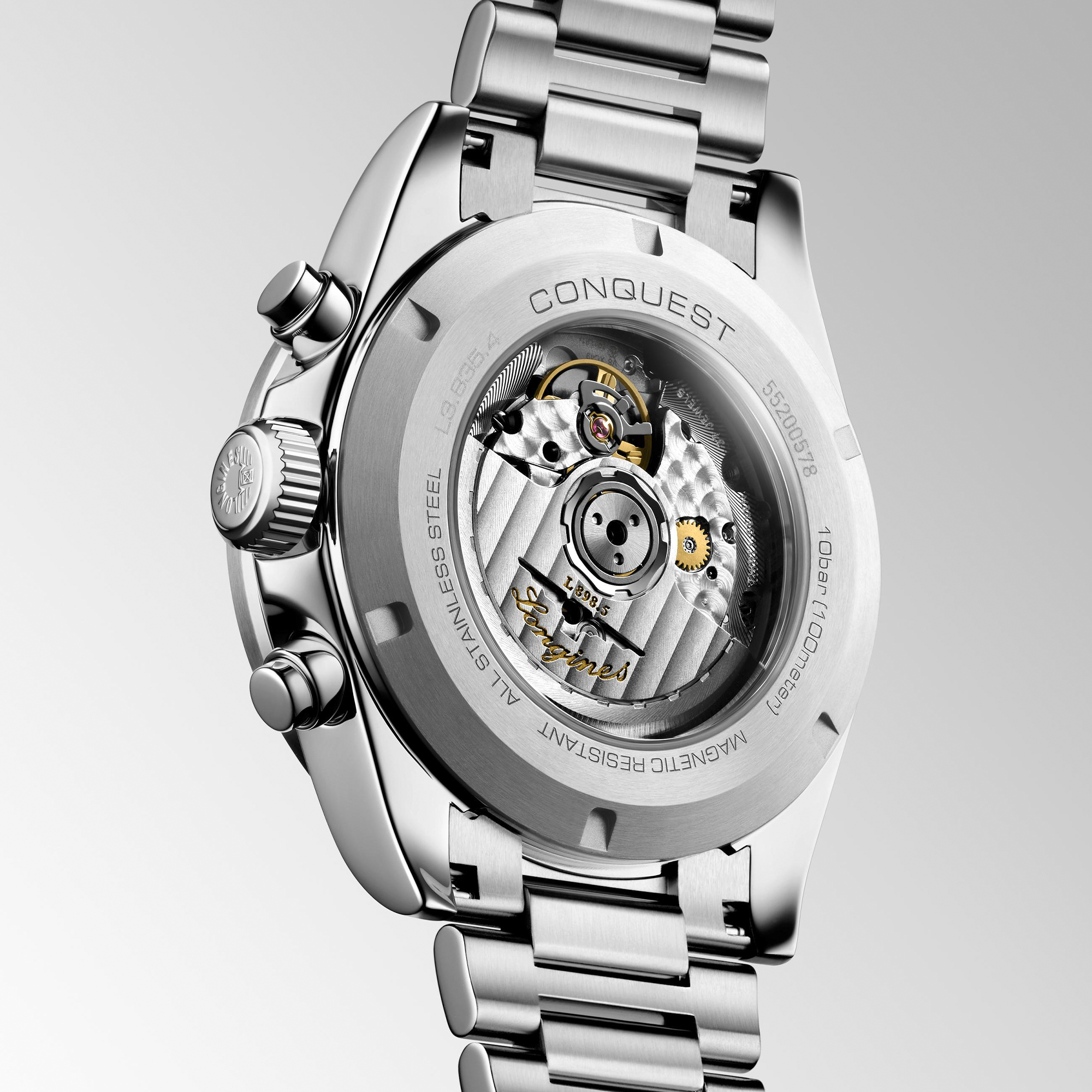 Longines Conquest Watch White Dial, 42mm