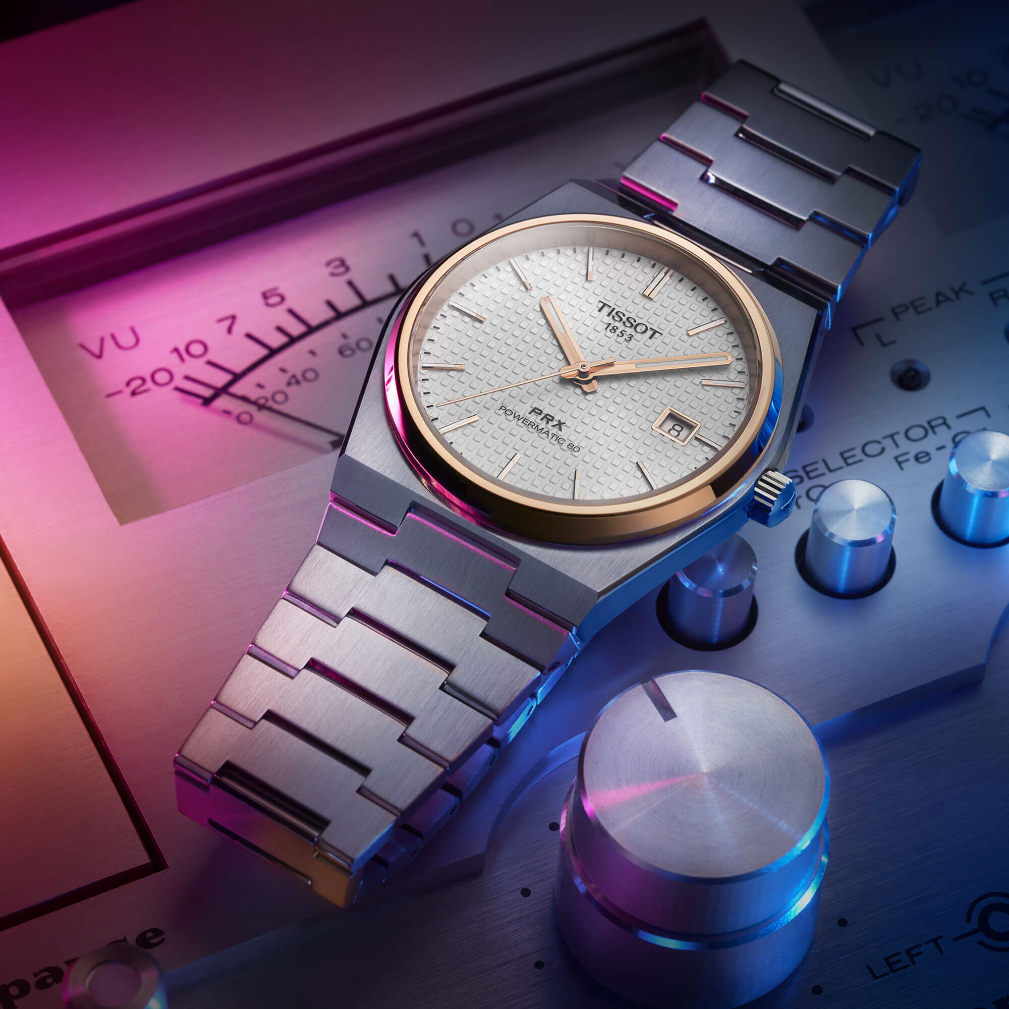 TISSOT PRX Silver Dial Watch, 40mm