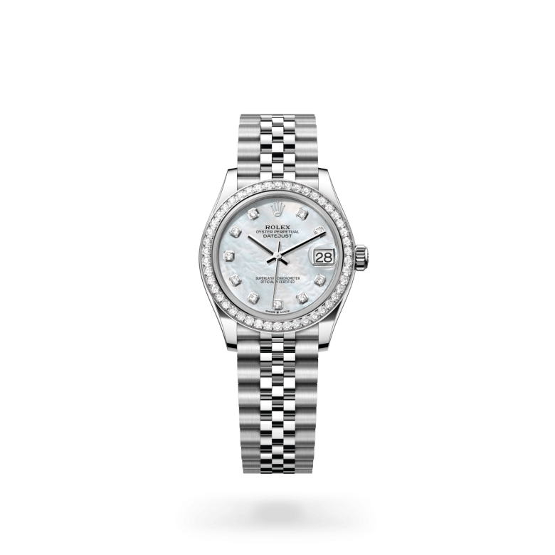 Rolex Datejust 31 White Rolesor - combination of Oystersteel and