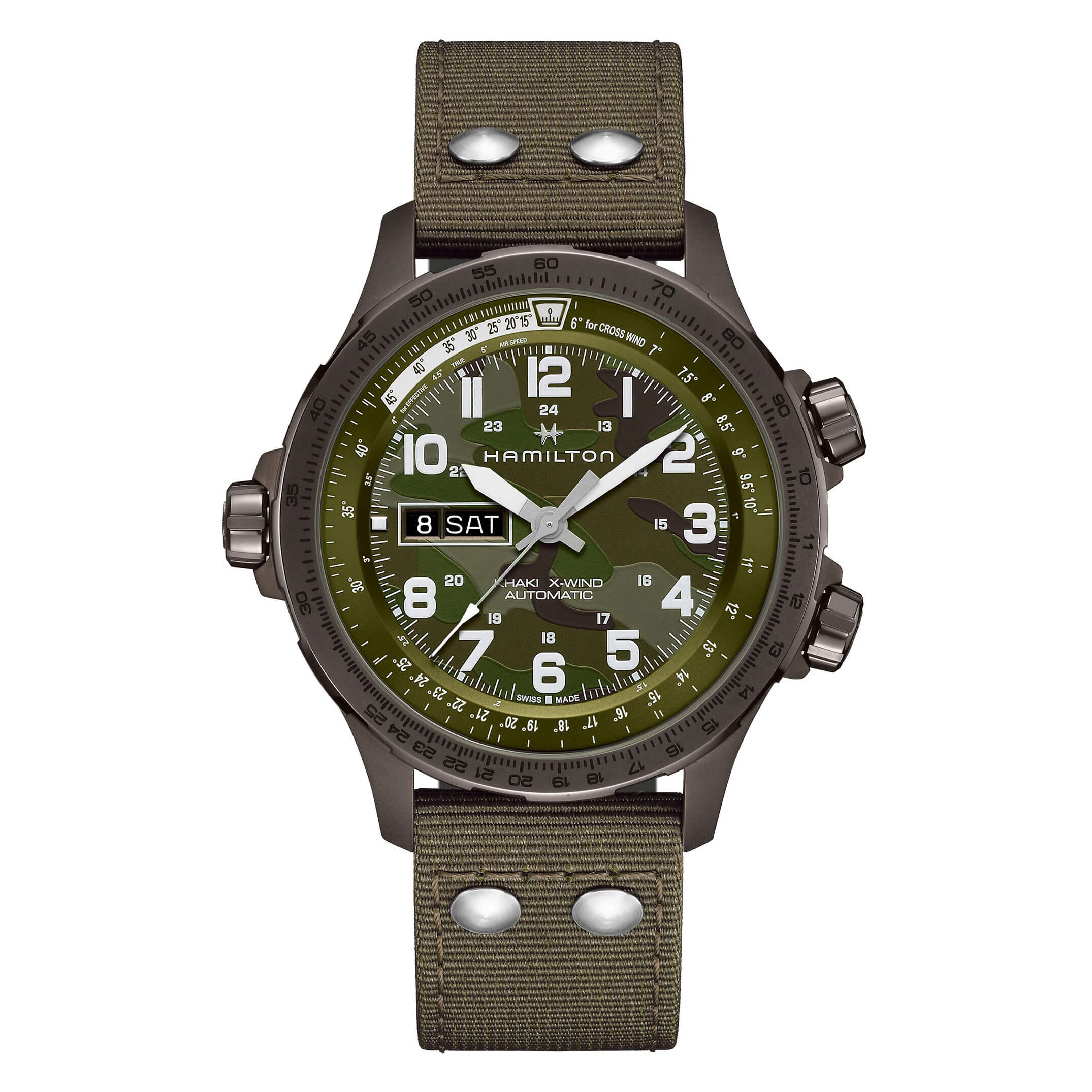 Hamilton Khaki Aviation X-Wind Day Date Automatic Watch, 45mm