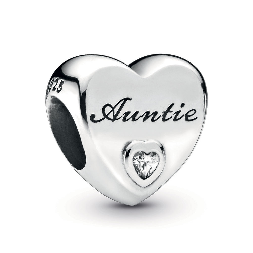 Pandora Auntie Love Heart CZ Charm - 798261CZ | Ben Bridge Jeweler