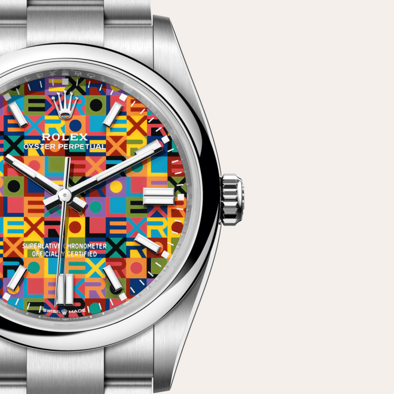 rolex oyster perpetual in oystersteel, m126000-0016 - watch dial - ben bridge