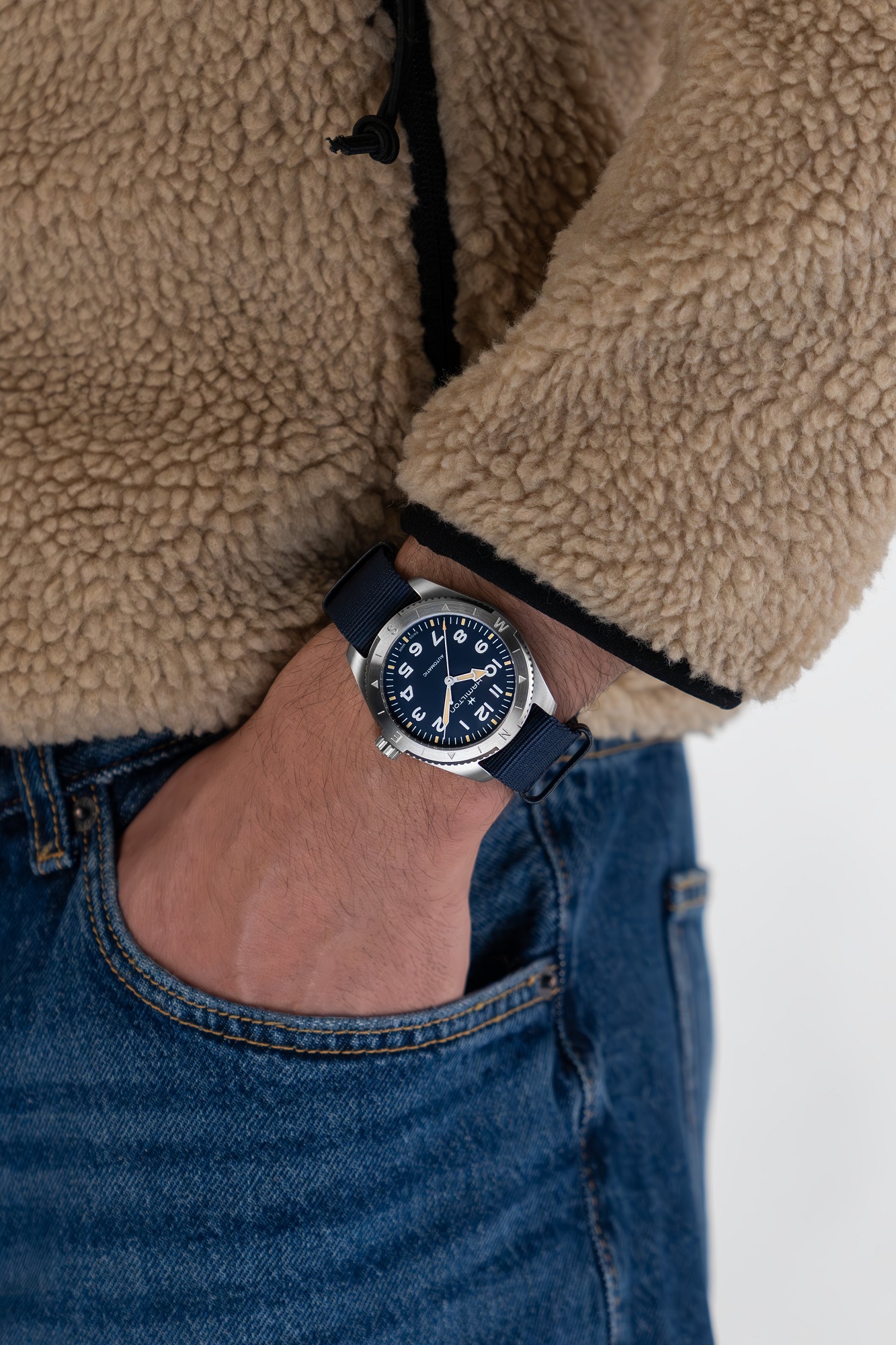 Hamilton Khaki Field Expedition Auto Watch Blue Dial, 41mm