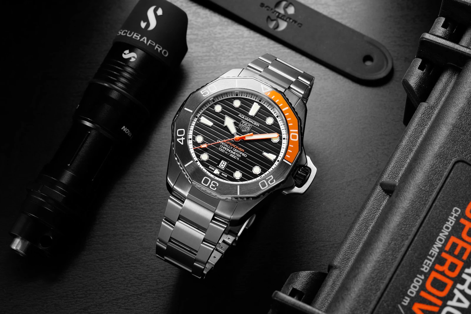 TAG Heuer Aquaracer Professional 1000 Superdiver Black Dial, 45mm