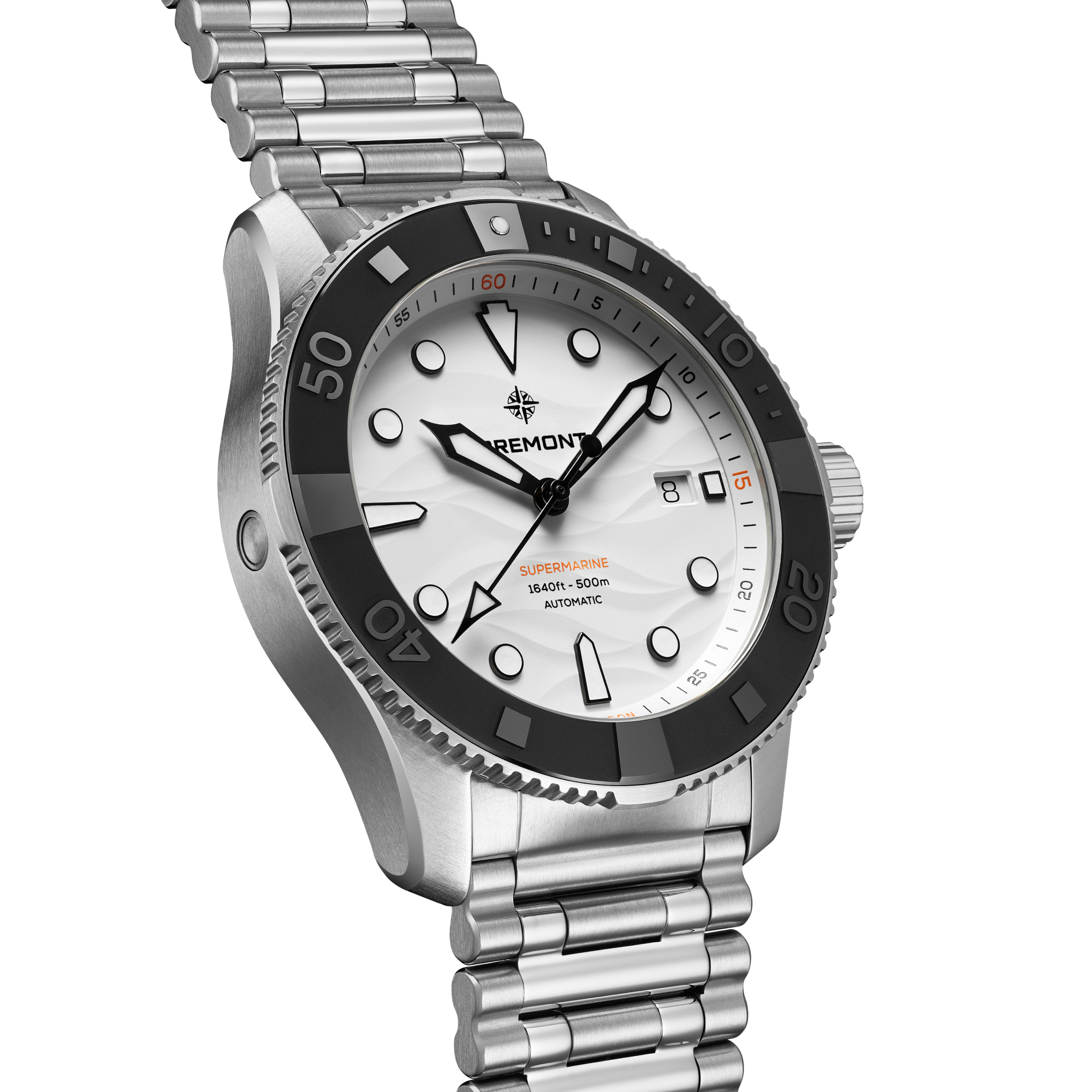 Bremont Supermarine 500M Polar White Dial Watch, 43mm
