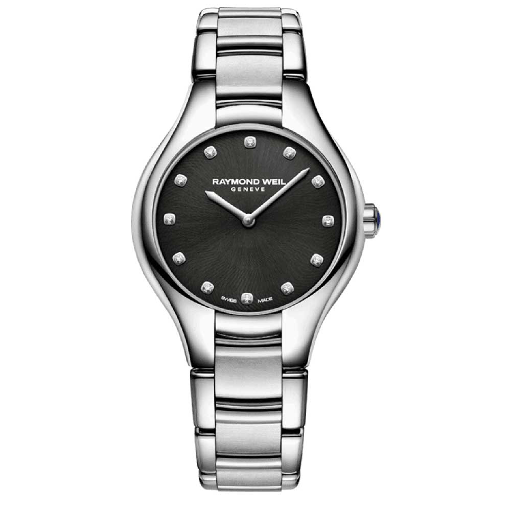 Raymond Weil Ladies Noemia Diamond Dial Quartz Watch, 32mm 5132ST