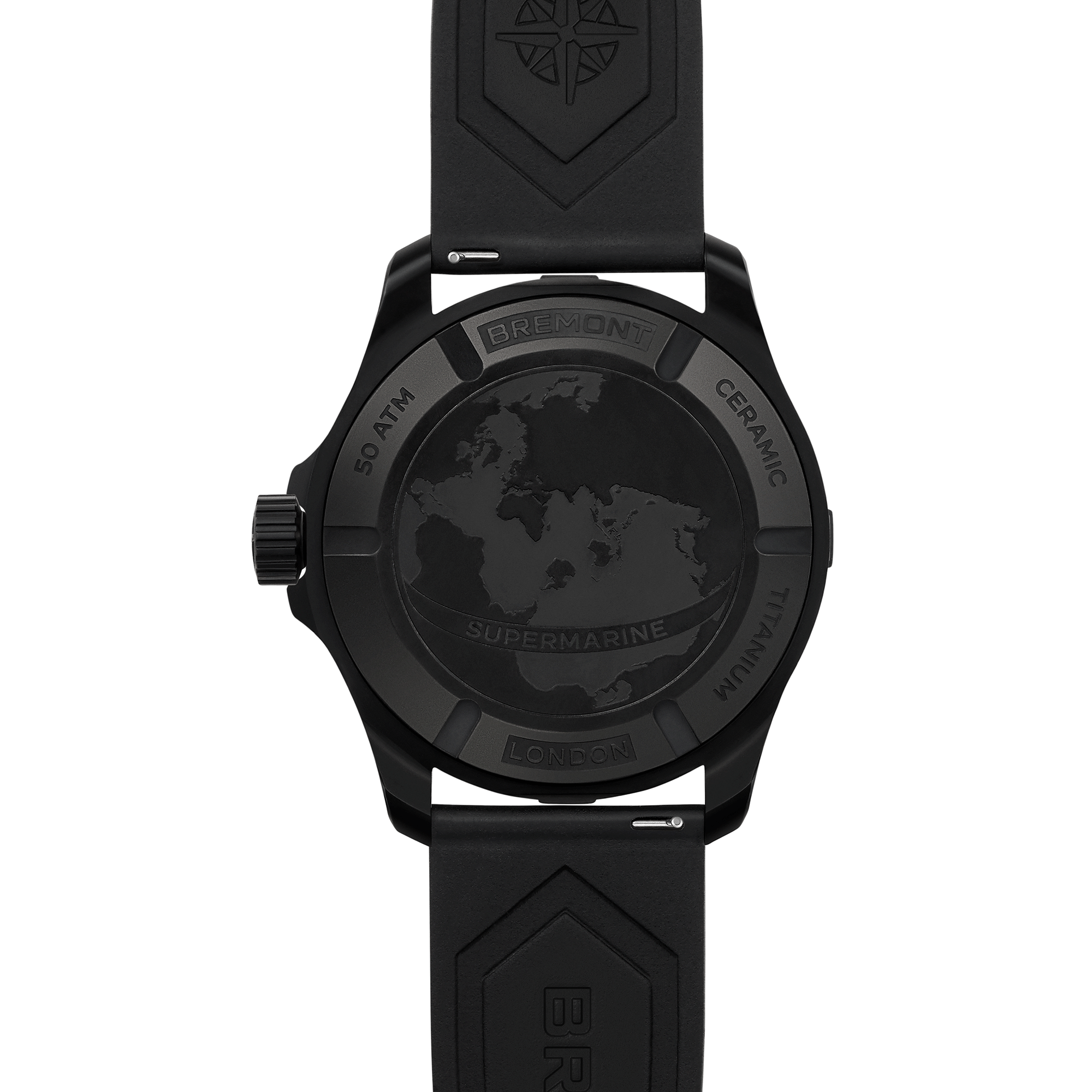Bremont Supermarine Full Ceramic Tactical Black Dial Watch, 43mm