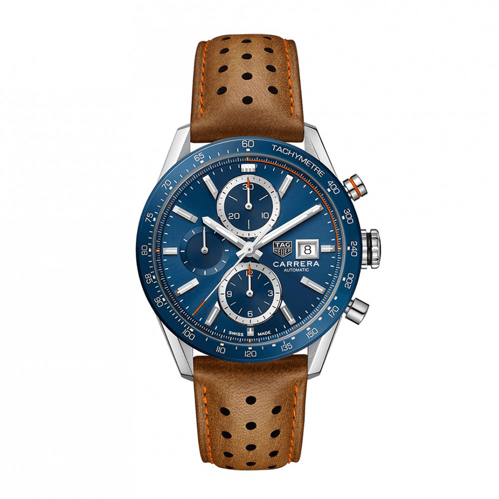 TAG Heuer Carrera Calibre 16 Blue Dial Watch - CBM2112.FC6455 | Ben Bridge Jeweler