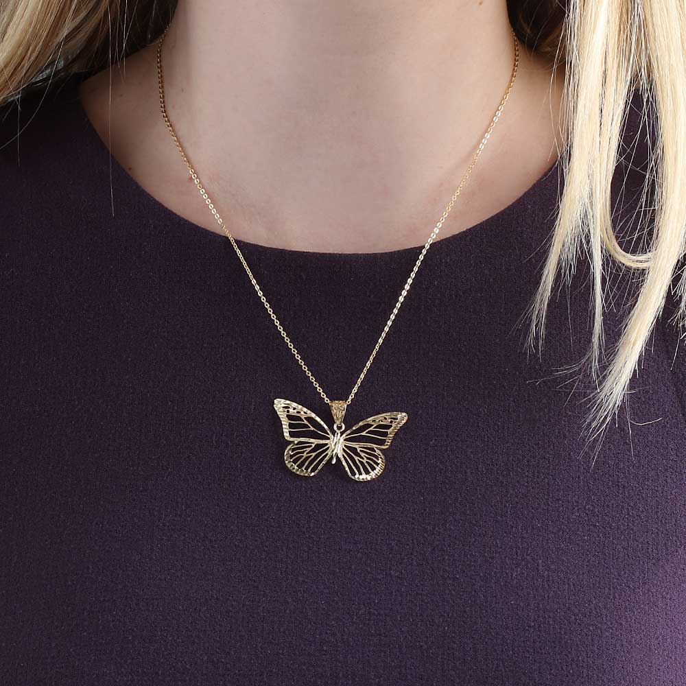 Toscano Butterfly Necklace 14K | Ben 