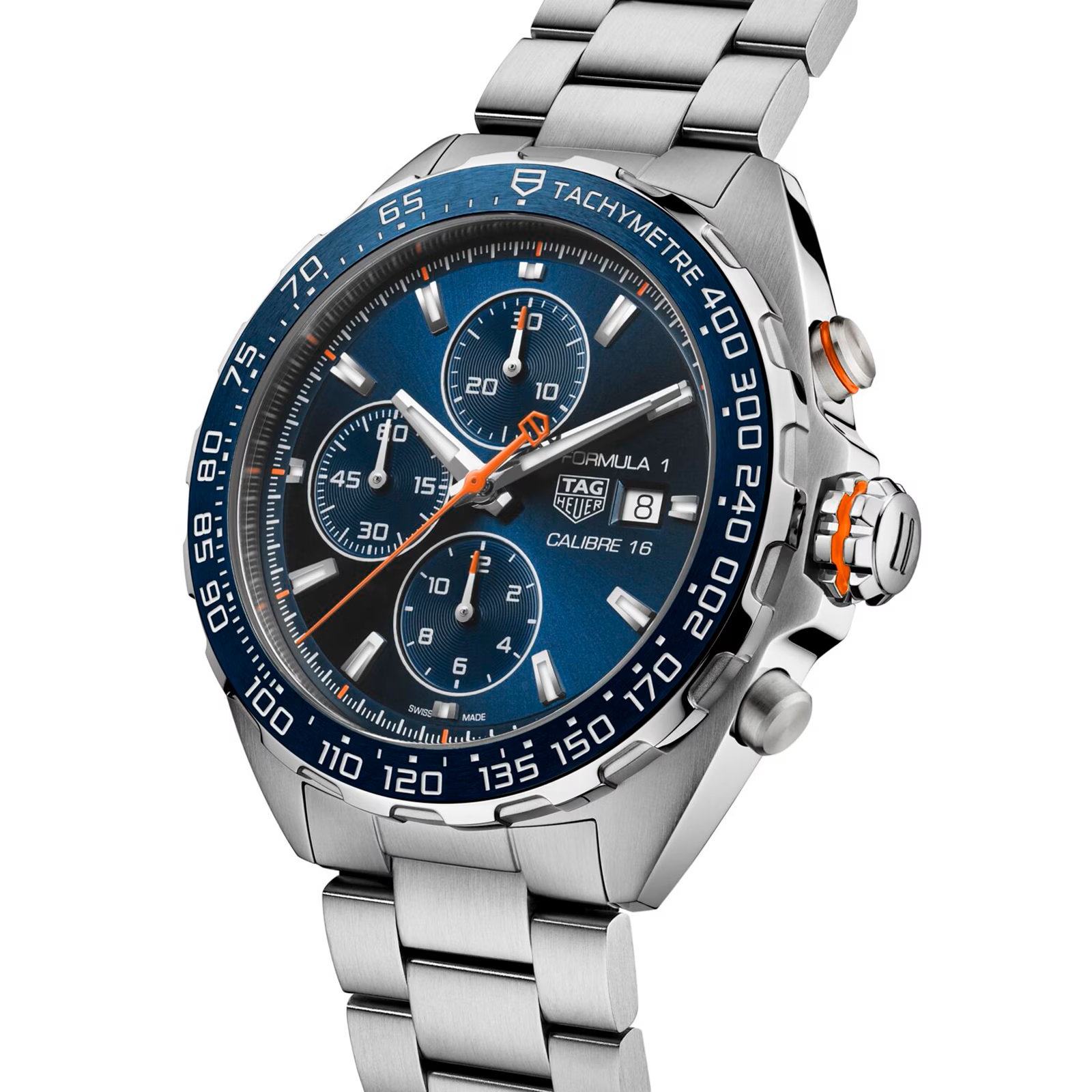 F1 Blue Tag Rf4 TAG Heuer Formula 1 Chronograph Blue Dial, 44mm