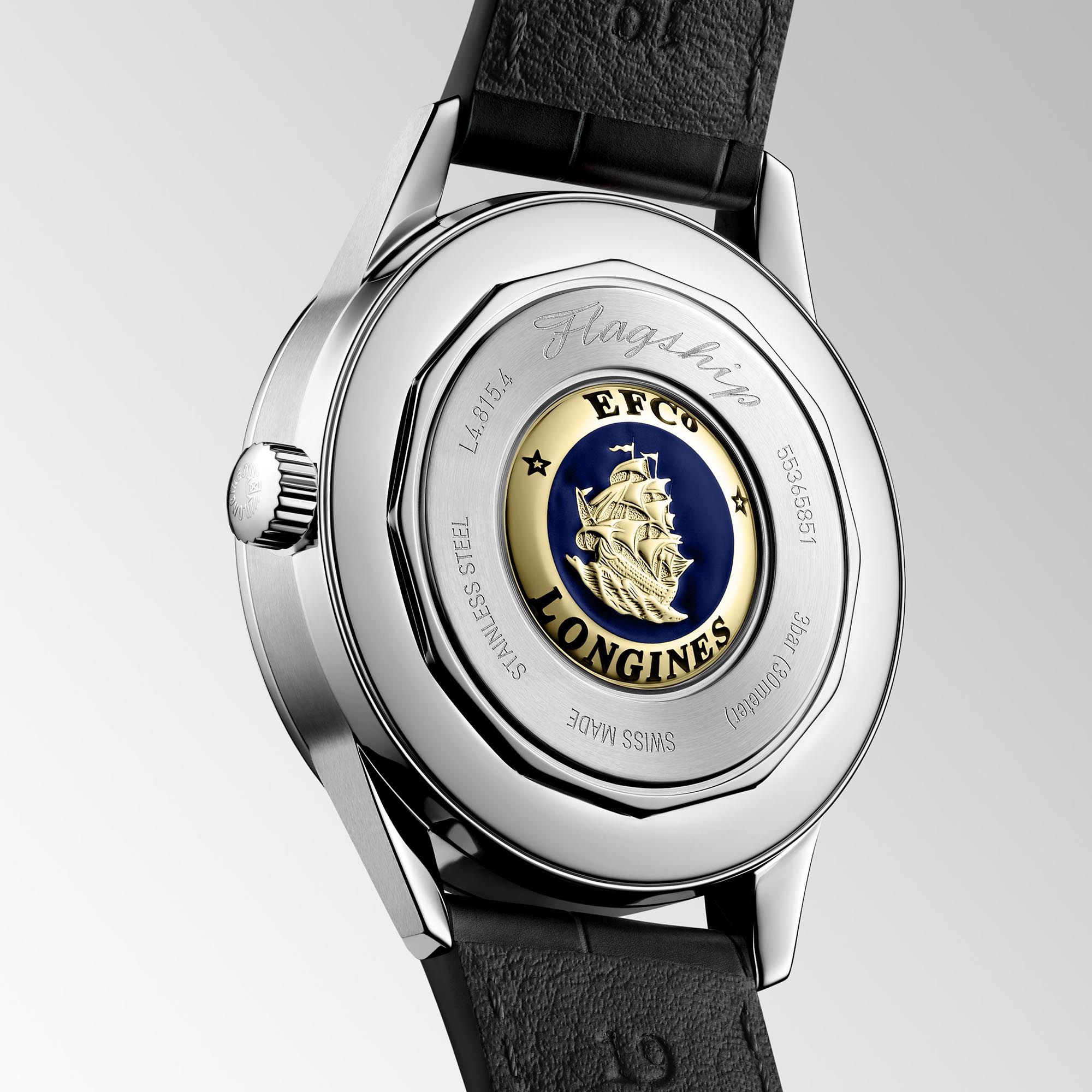Longines Flagship Heritage Moonphase Green Dial Watch, 38.5mm