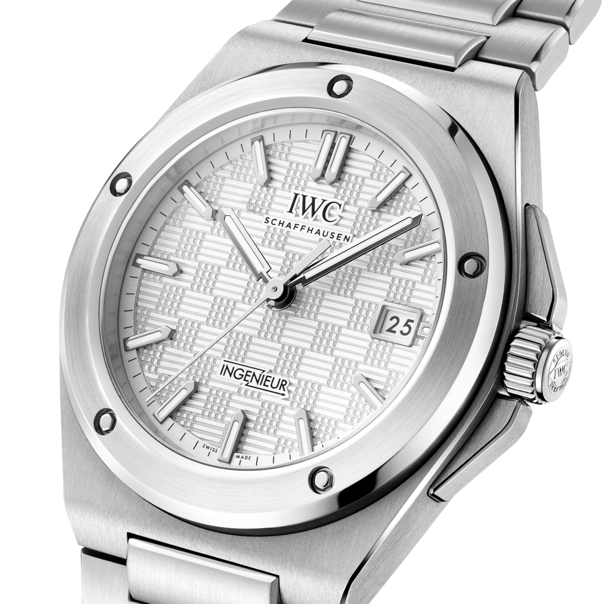 IWC Ingenieur Automatic Silver Plated Dial Watch, 42mm