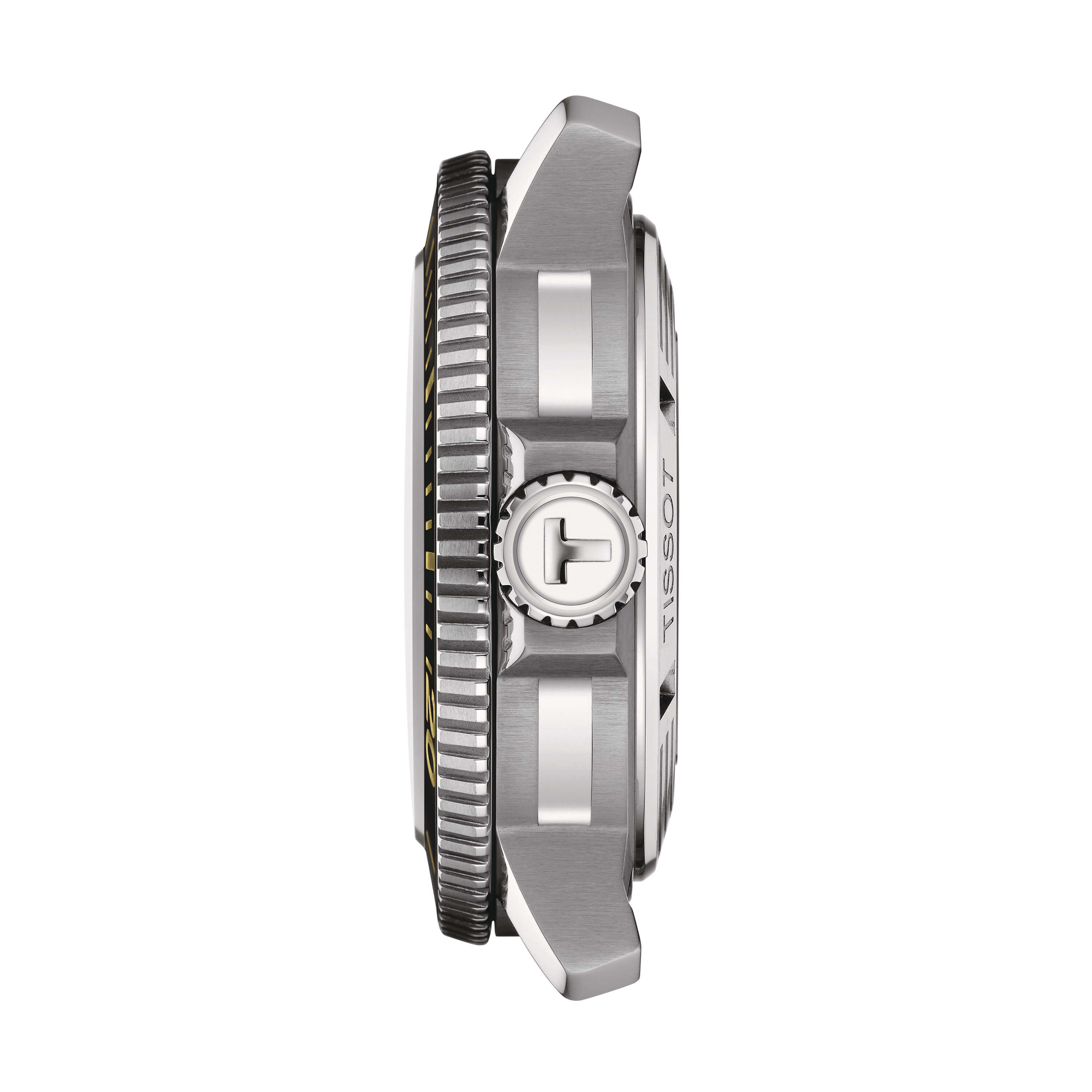 TISSOT Seastar 2000 Gradient Black Dial Watch, 46mm