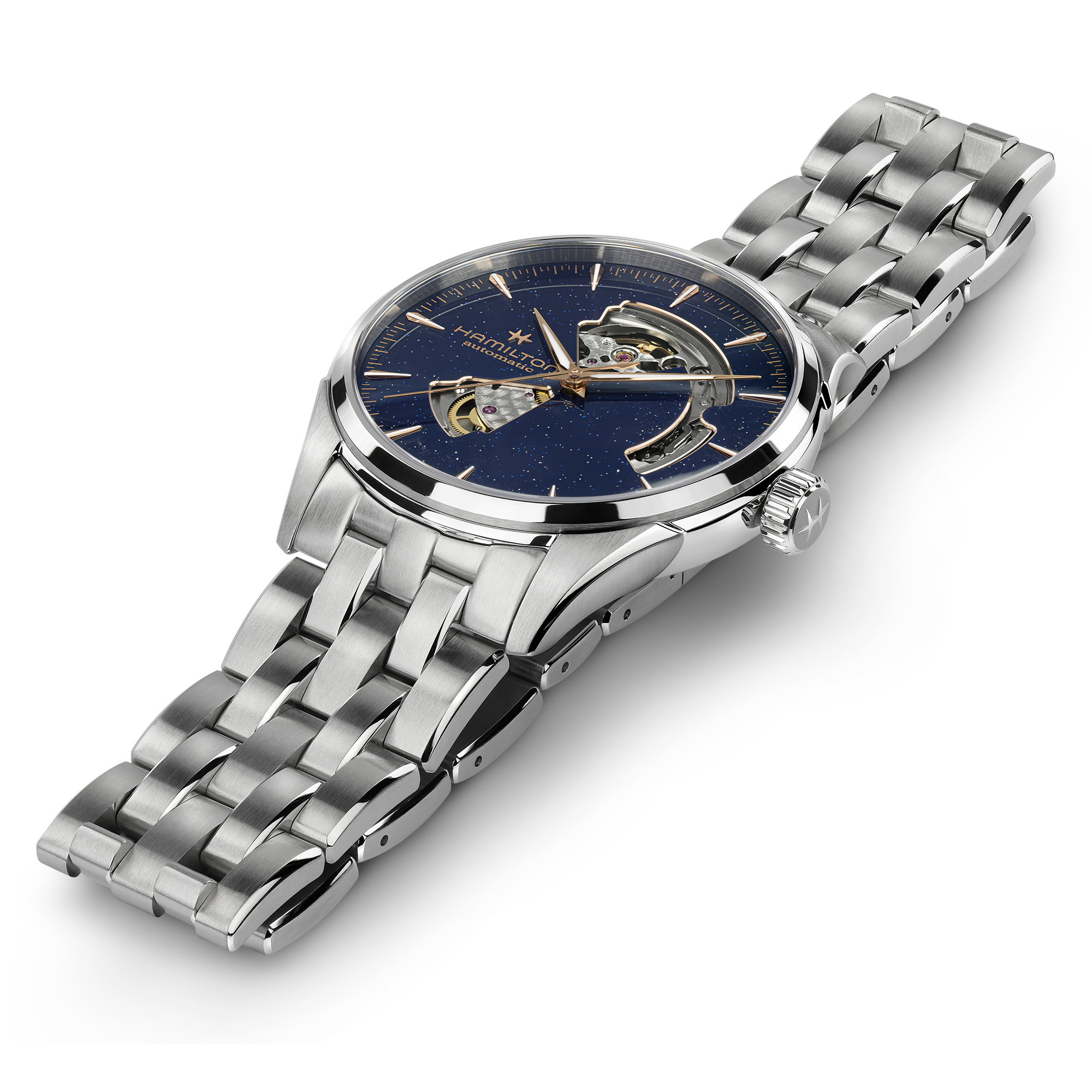 Hamilton Jazzmaster Open Heart Auto Blue Dial Watch, 42mm