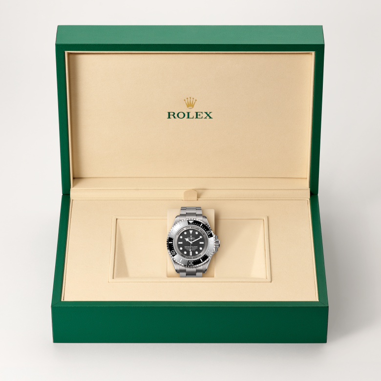 rolex deepsea in rlx titanium, m126067-0002 - in rolex box - ben bridge