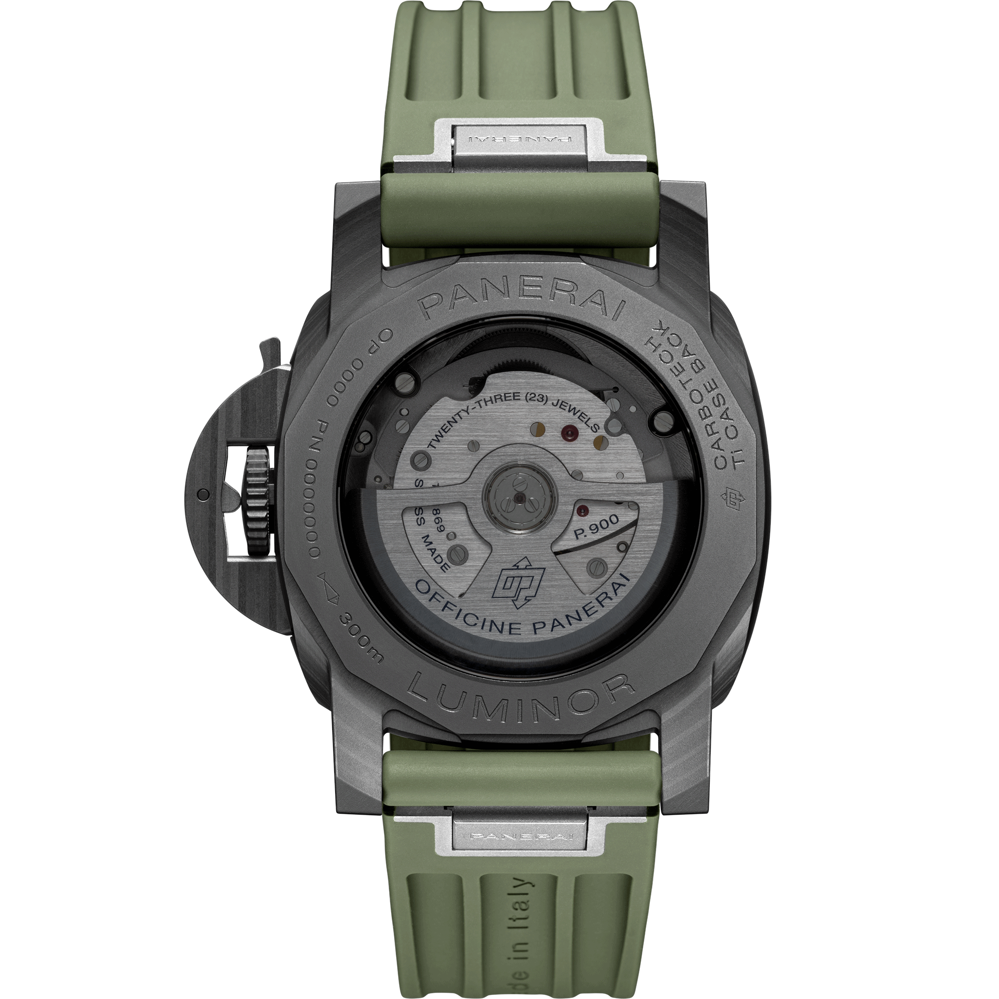 Panerai Luminor Marina Green Dial Watch, 40mm