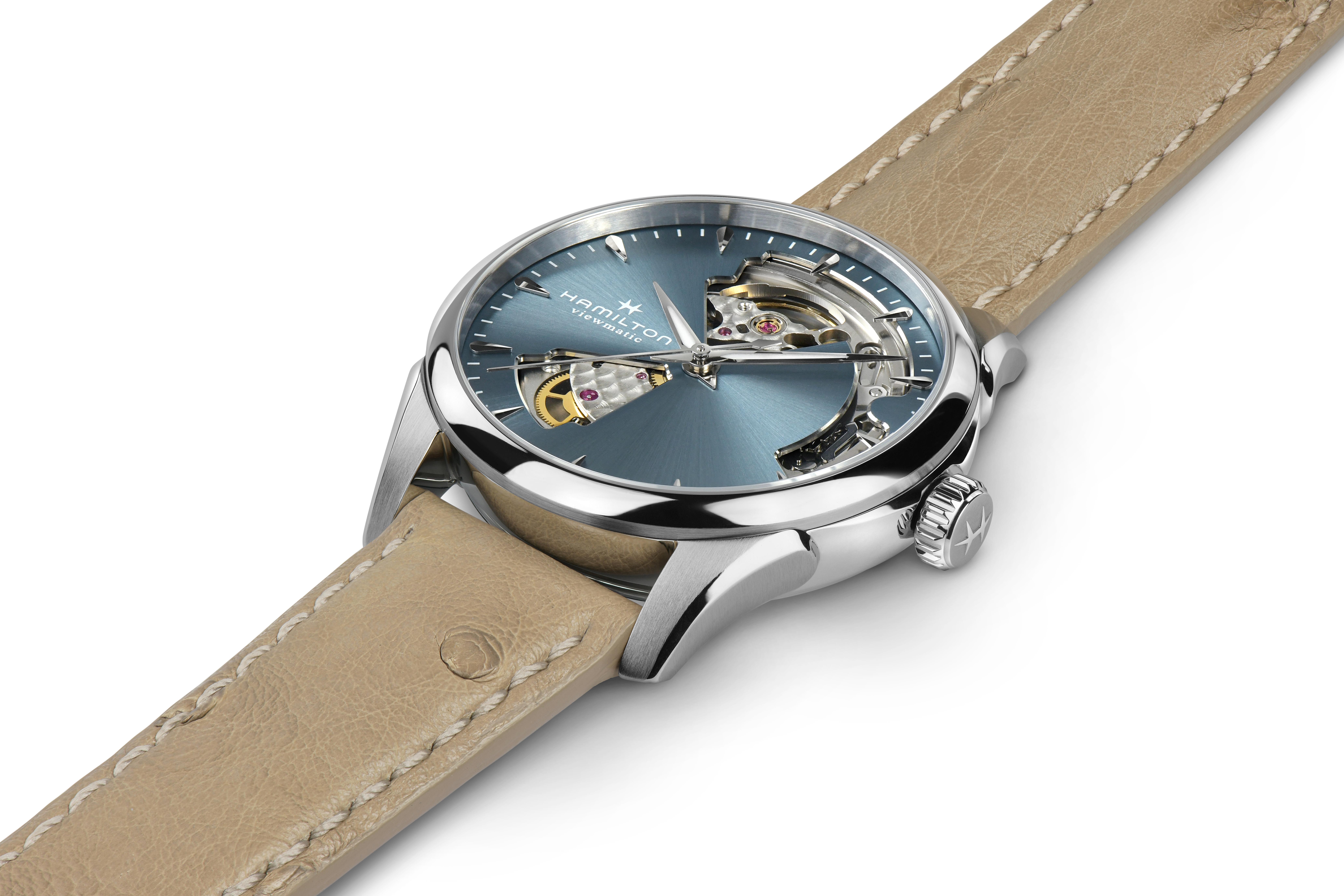 Hamilton Jazzmaster Open Heart Lady Auto Blue Dial, 36mm