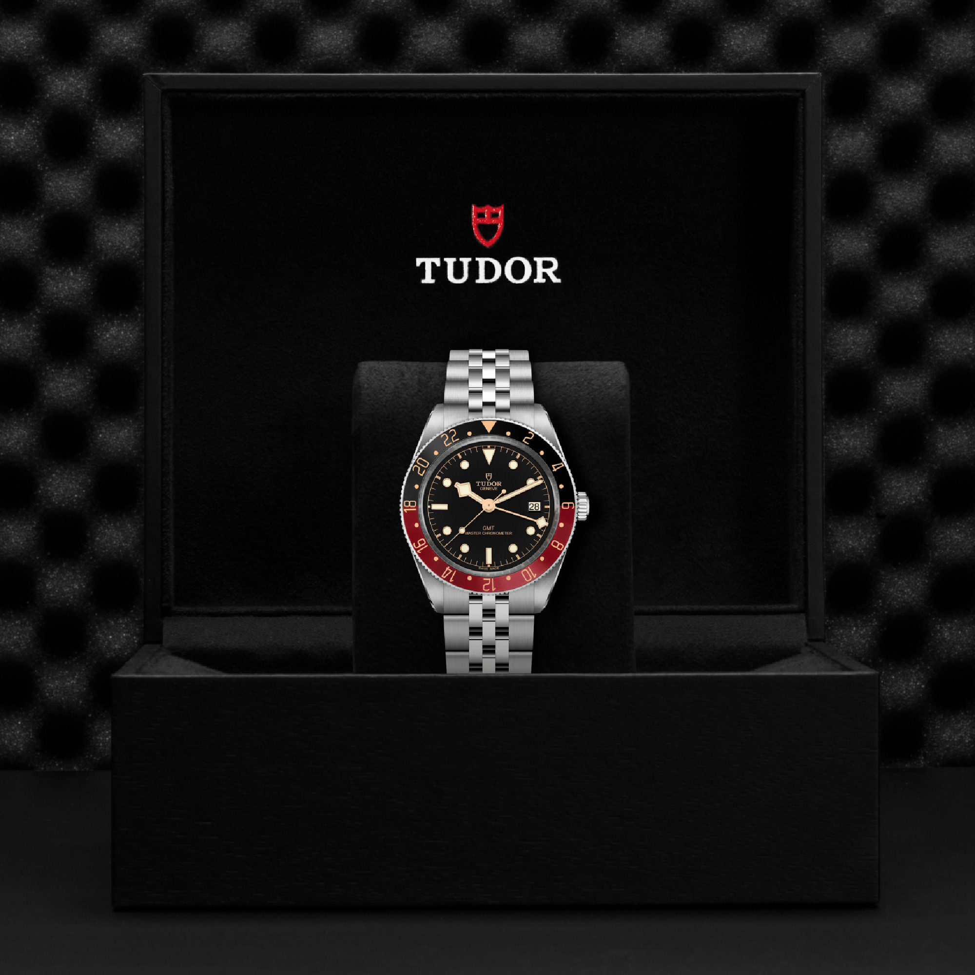 TUDOR Black Bay Black Dial Watch, 39mm