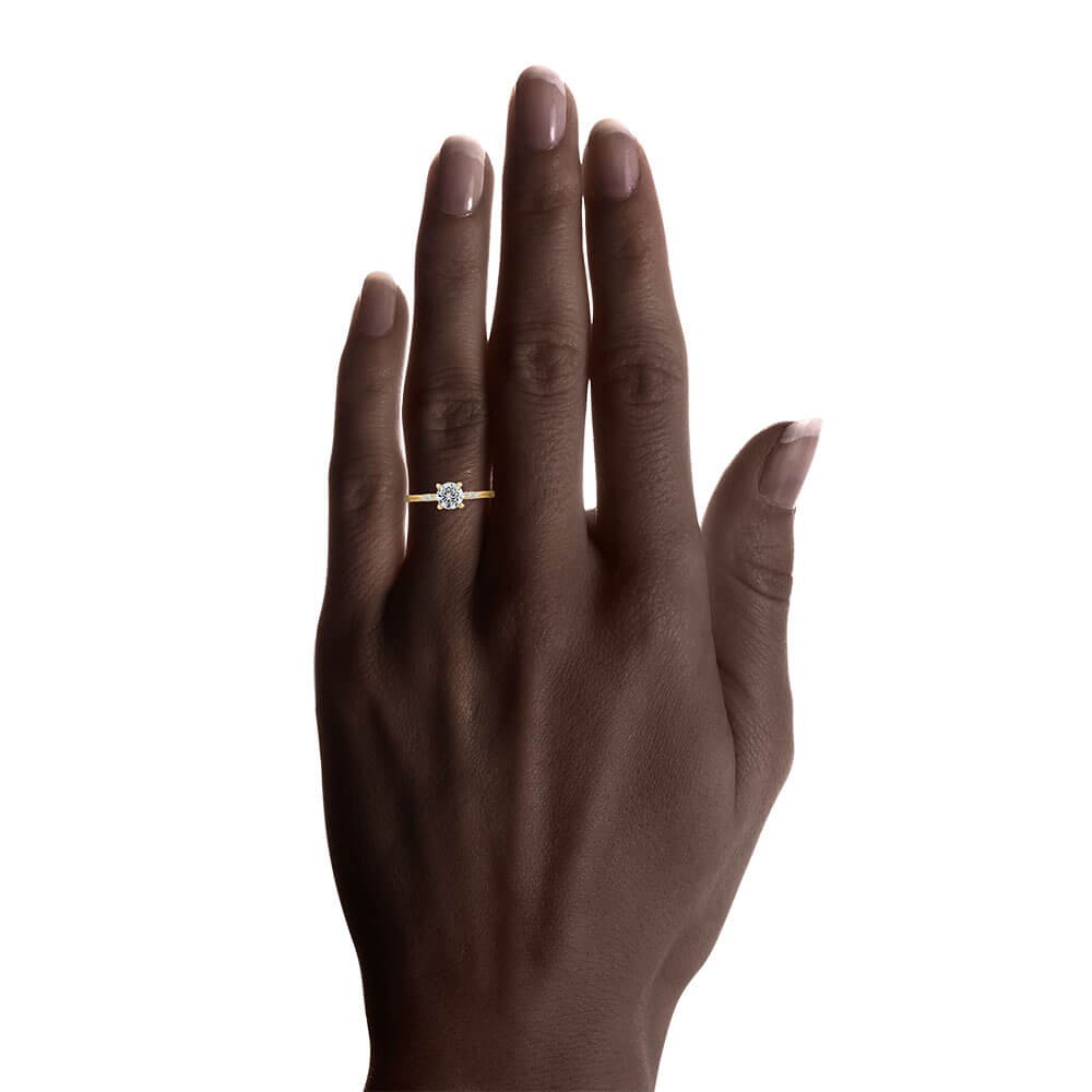Bella Ponte Diamond Engagement Ring Setting Hidden Halo