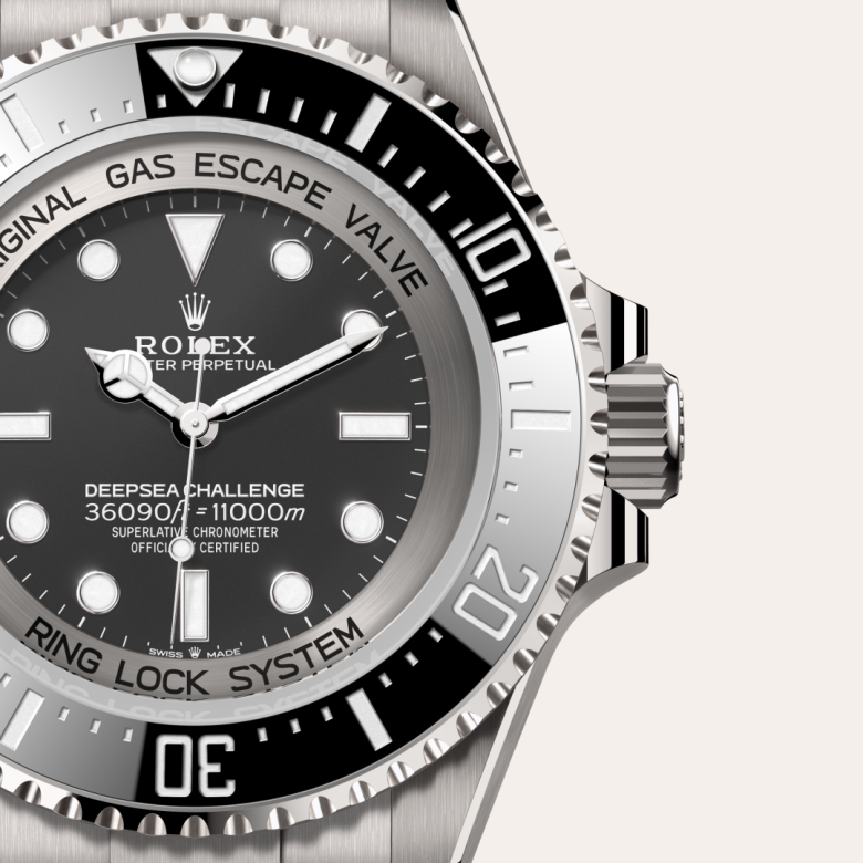rolex deepsea in rlx titanium, m126067-0002 - watch dial - ben bridge