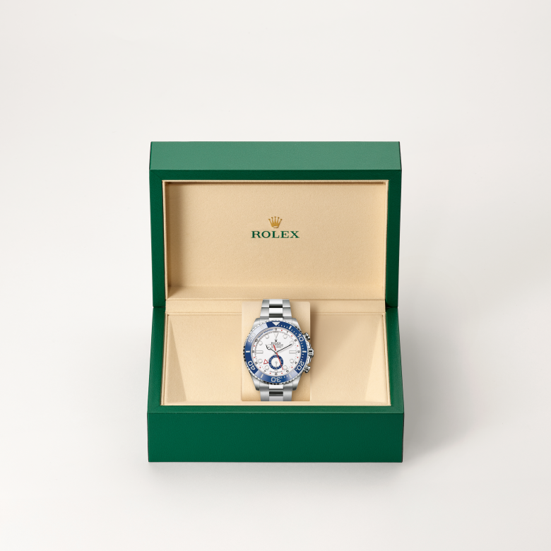 rolex yacht-master ii in oystersteel, m126680-0001 - in rolex box - ben bridge