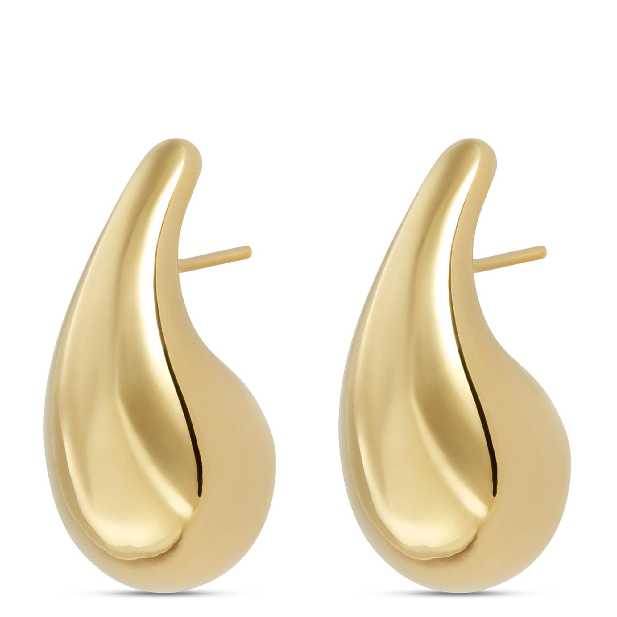 Toscano Teardrop Stud Earrings, 14K Yellow Gold